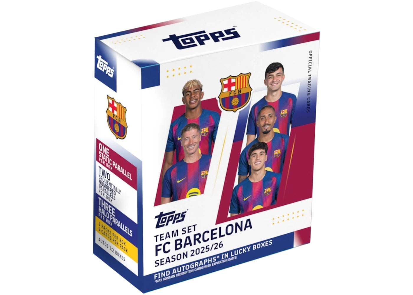 2025/26 Topps FC Barcelona Factory Sealed Team Set Hobby Box