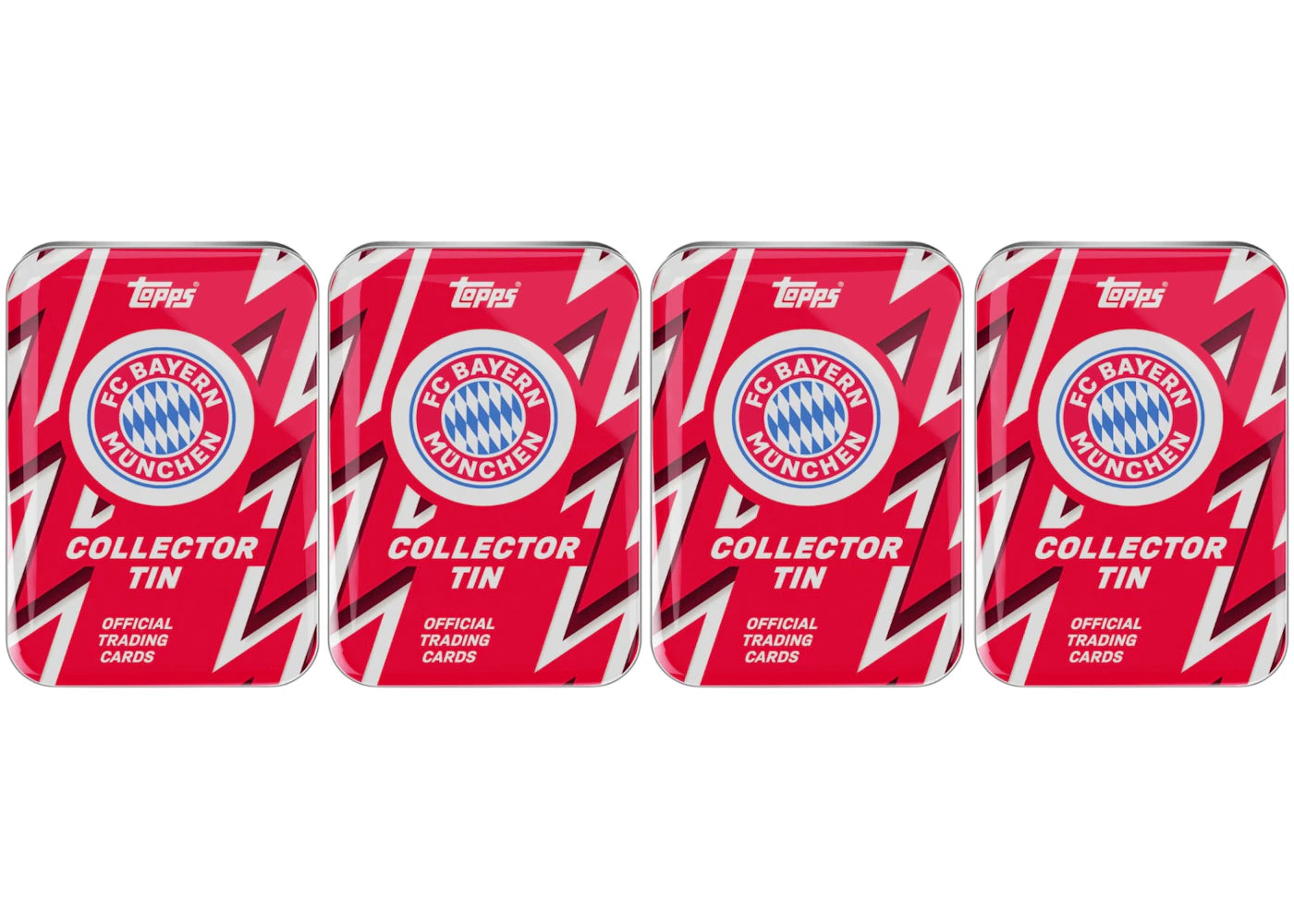 2025-26 Topps FCB Bayern Muchen Collector Tin 4x Lot