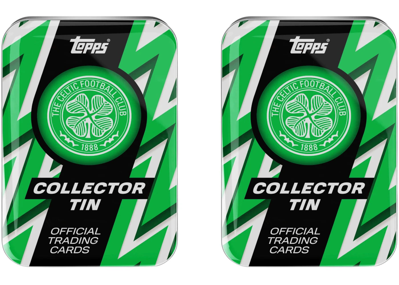 2025-26 Topps FCB Celtic FC Collector Tin 2x Lot