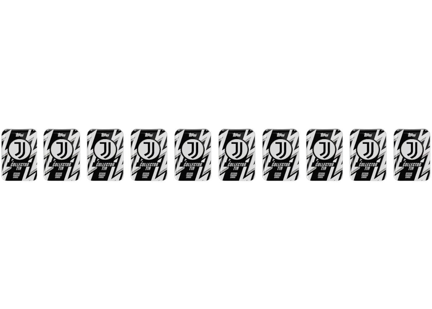 2025-26 Topps FCB Juventus Collector Tin 10x Lot
