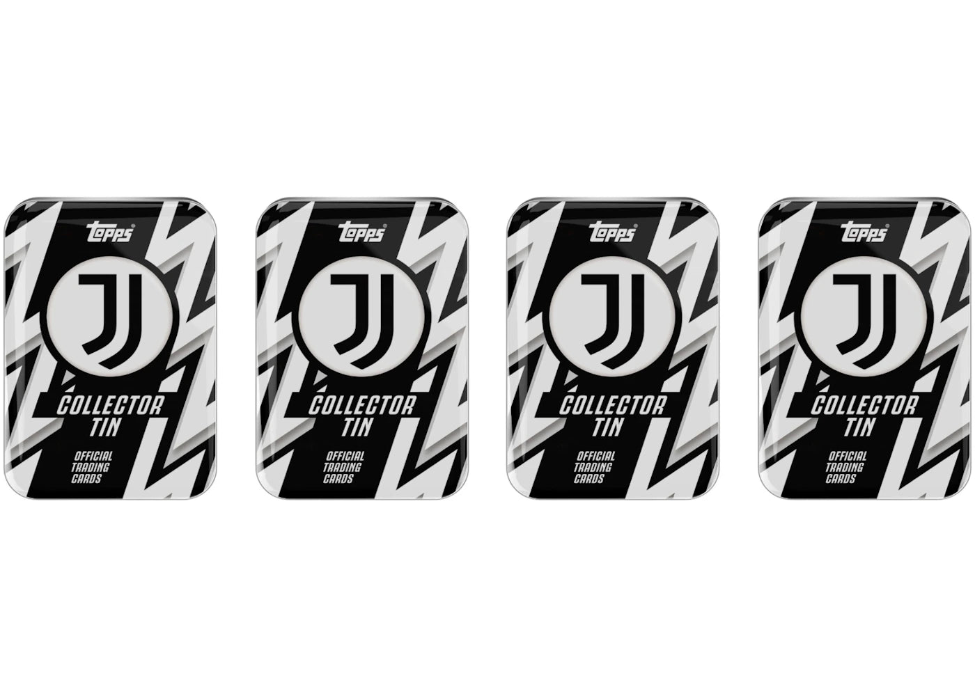 2025-26 Topps FCB Juventus Collector Tin 4x Lot