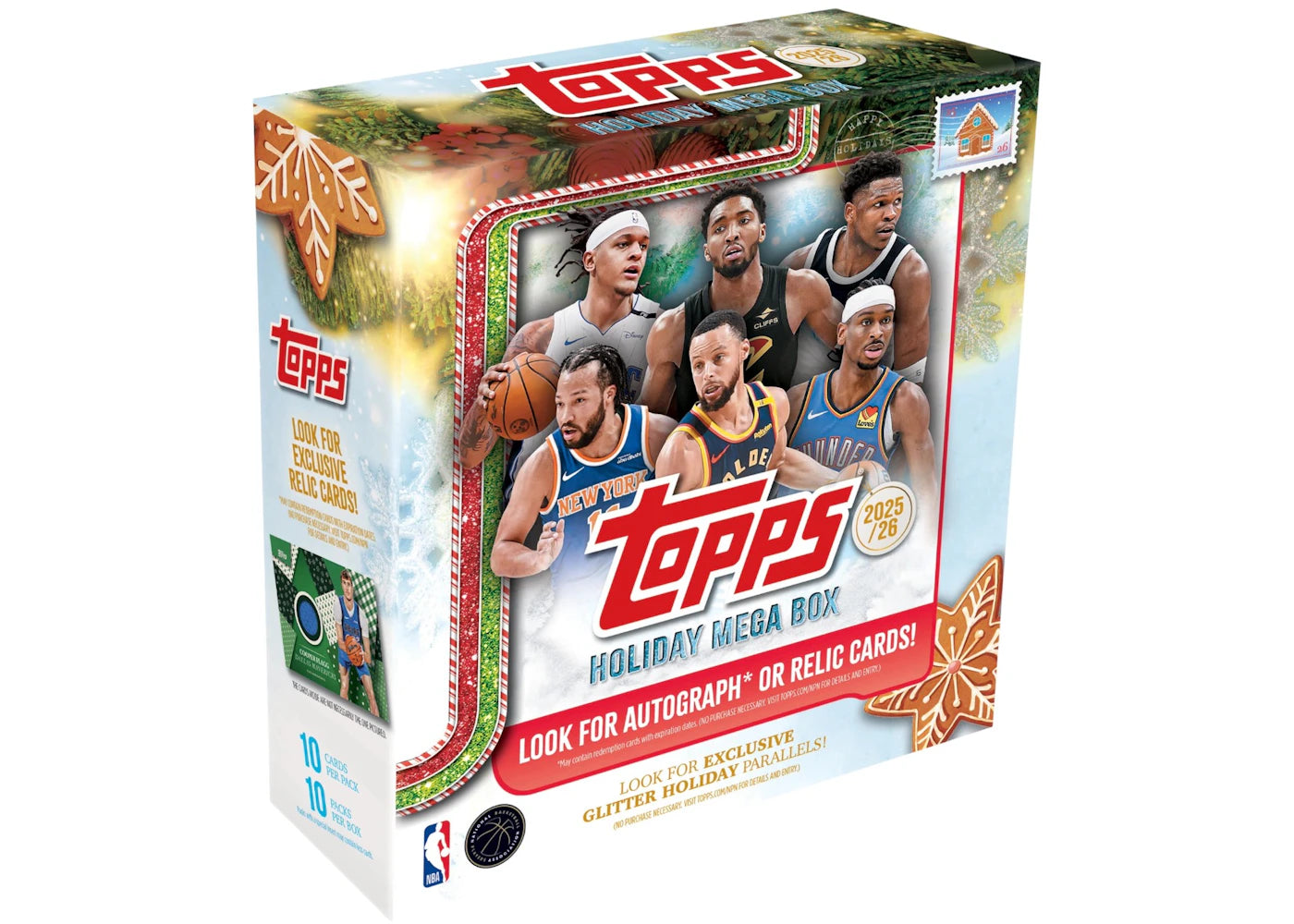 2025/26 Topps Holiday Basketball Mega Box