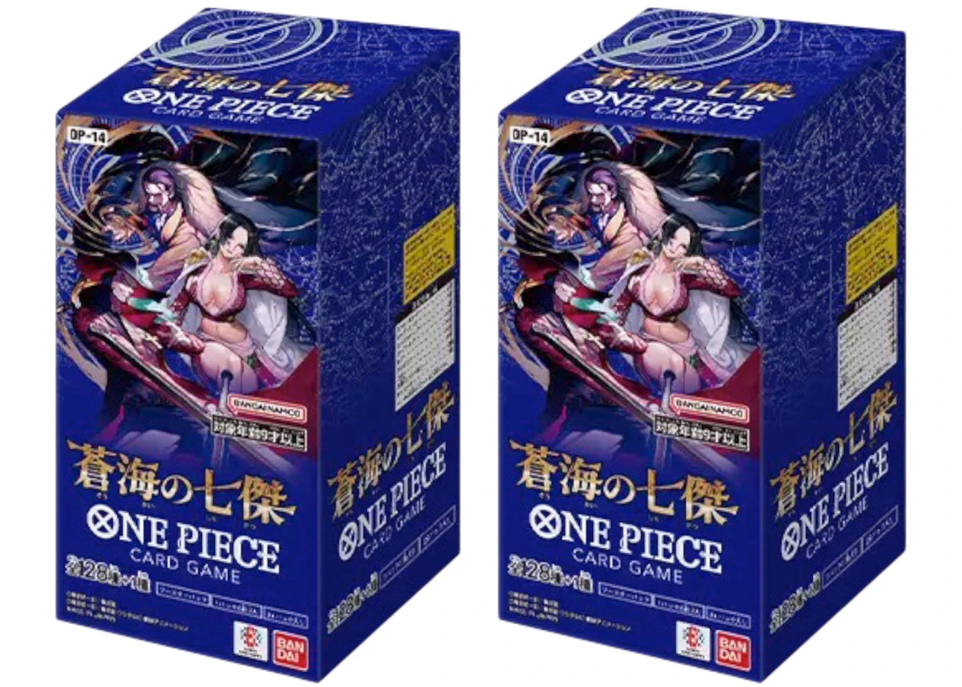 2025 Bandai One Piece The Azure Sea's Seven (OP-14) Booster Box (Japanese) 2x Lot