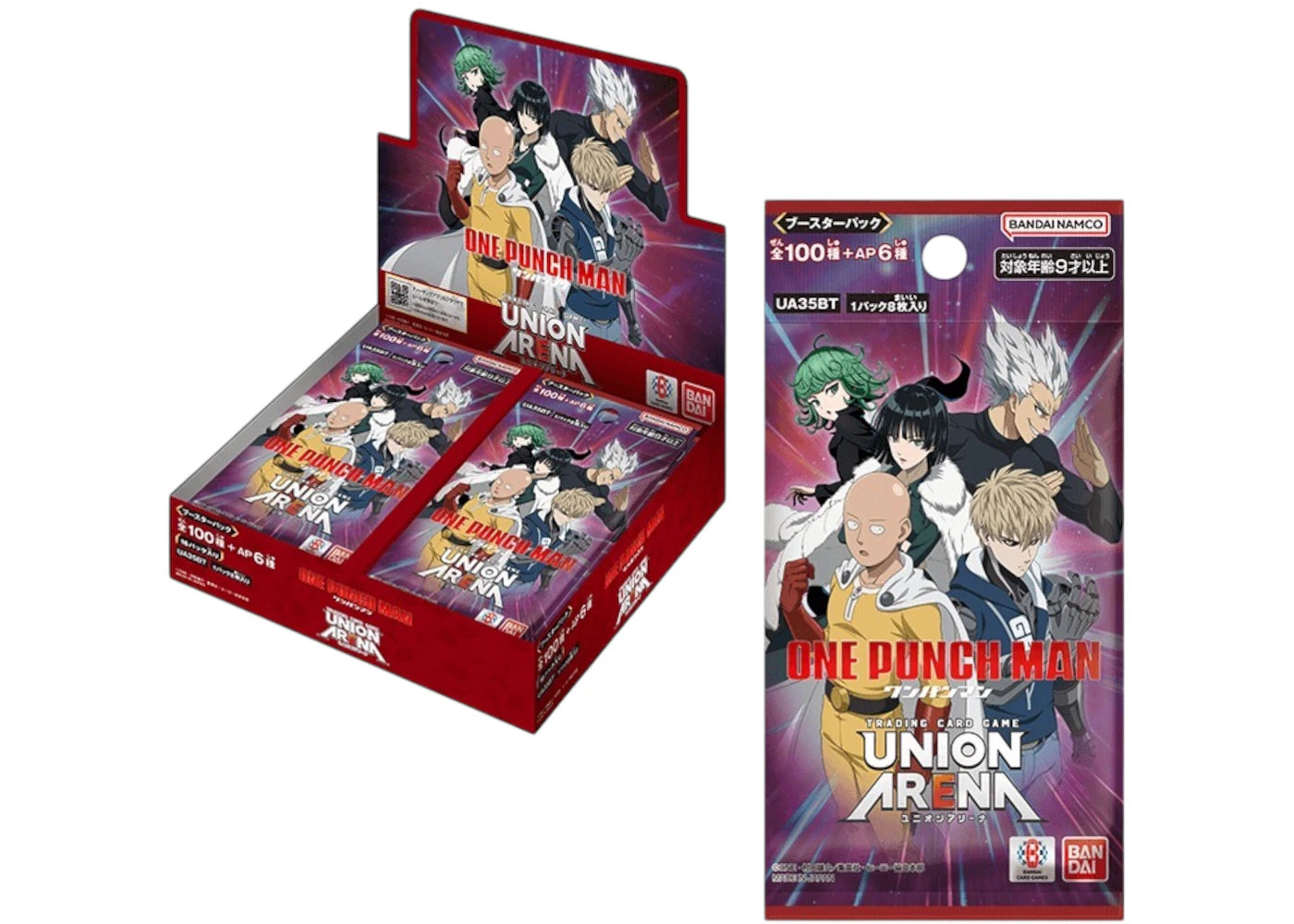 2025 Bandai Union Arena One Punch Man Booster Pack Sealed Box (Japanese)
