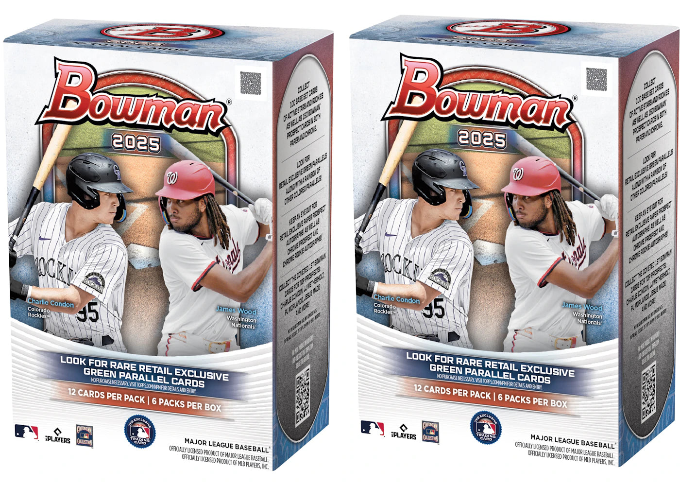 2025 Bowman MLB Baseball Value Box 2x Lot