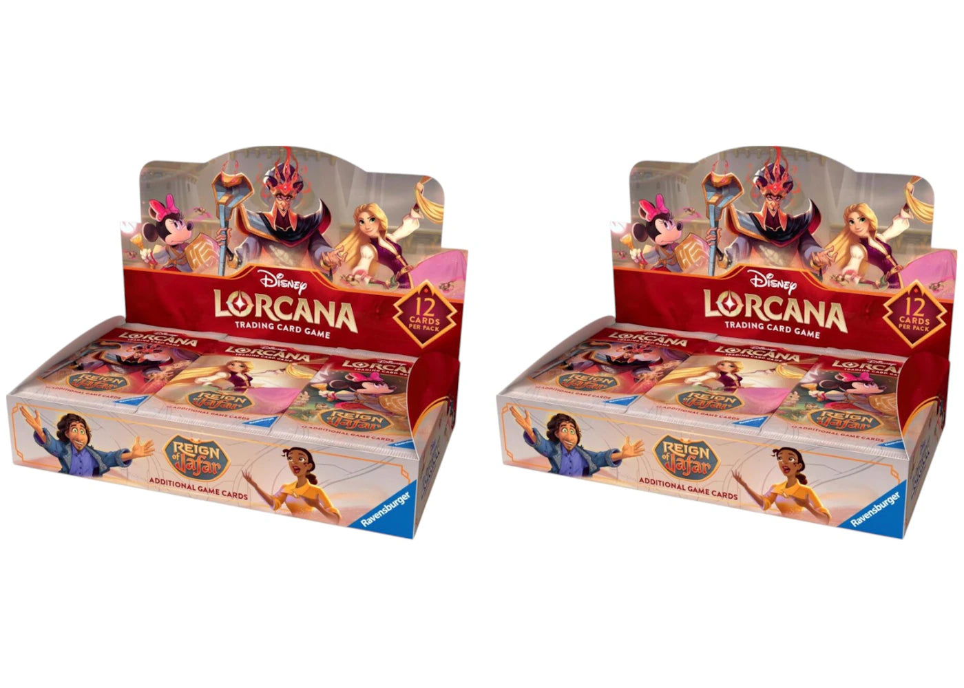 2025 Disney Lorcana Reign of Jafar Booster Box 2x Lot