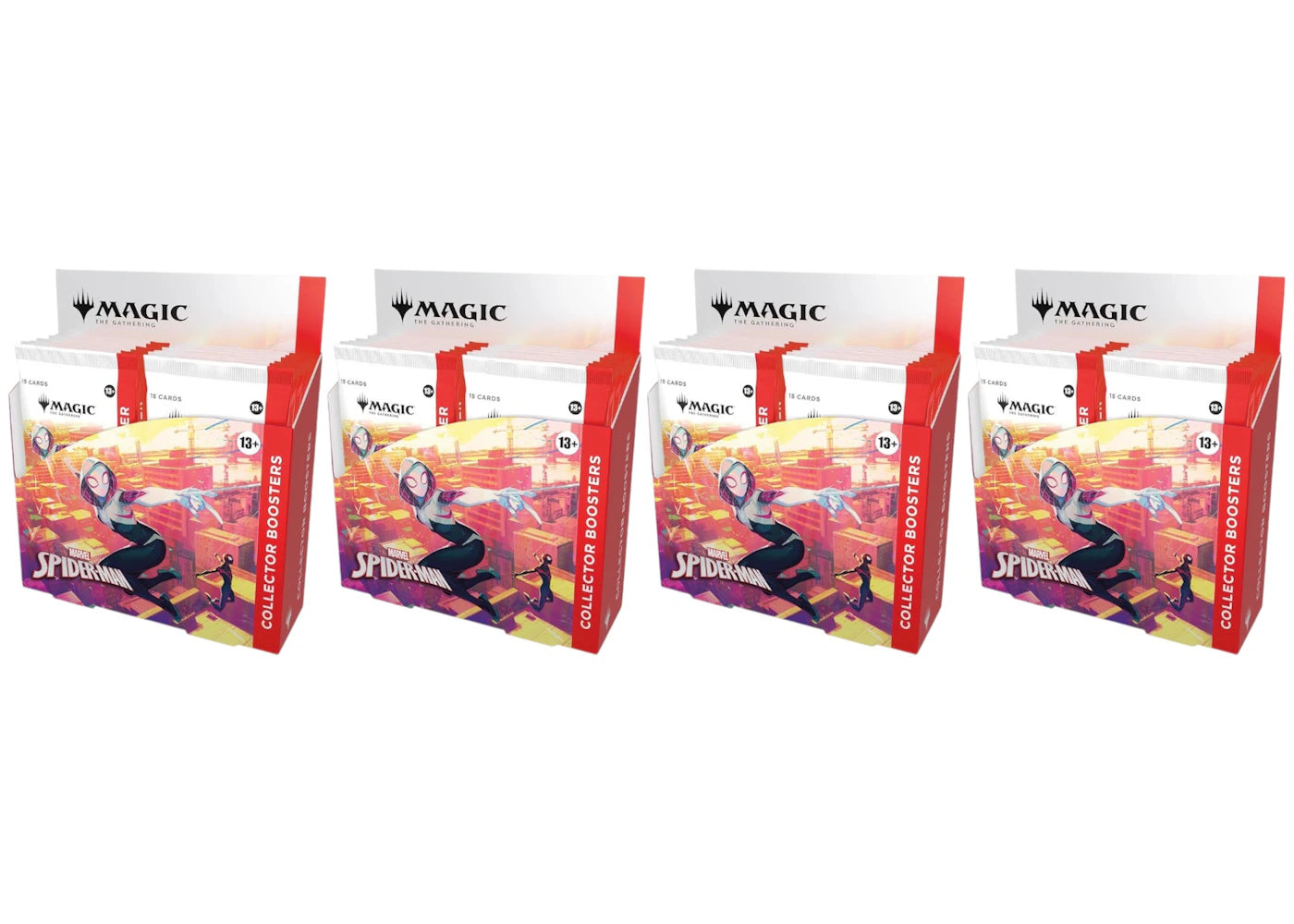 2025 Magic: The Gathering Marvel's Spider-Man Collector Booster Box 4x Lot