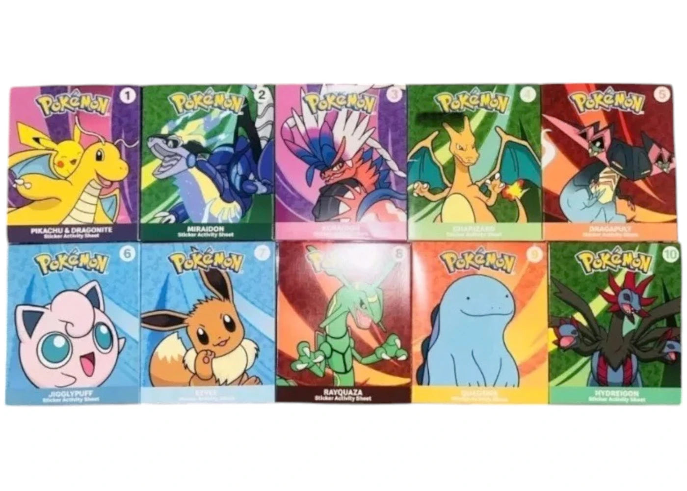2025 McDonald's x Pokémon Set of 10 Packs (Posters & Stickers Included)