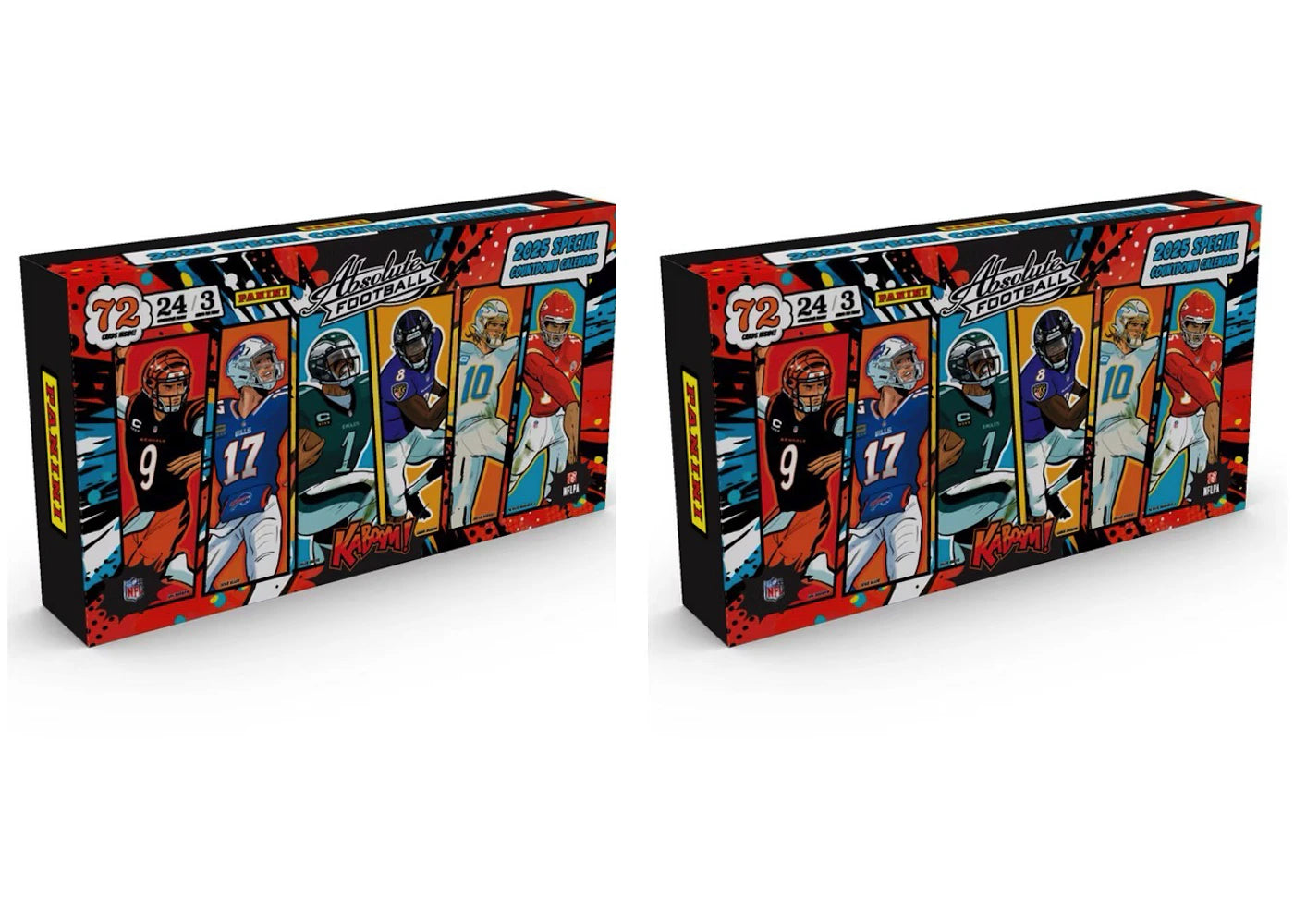 2025 Panini Absolute Football Countdown Calendar Box 2x Lot