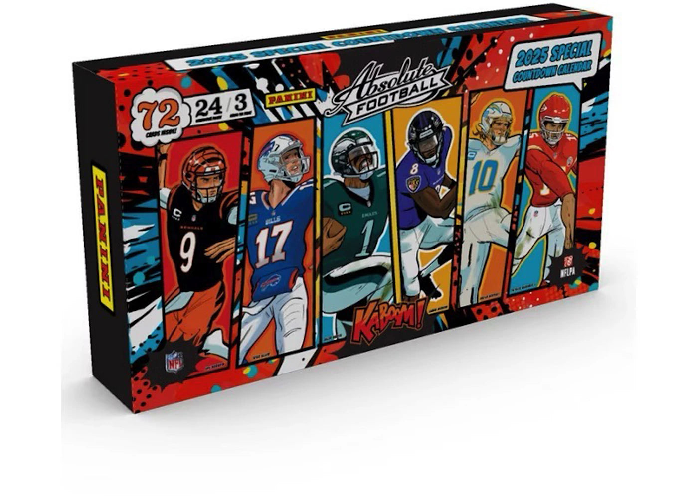 2025 Panini Absolute Football Countdown Calendar Box
