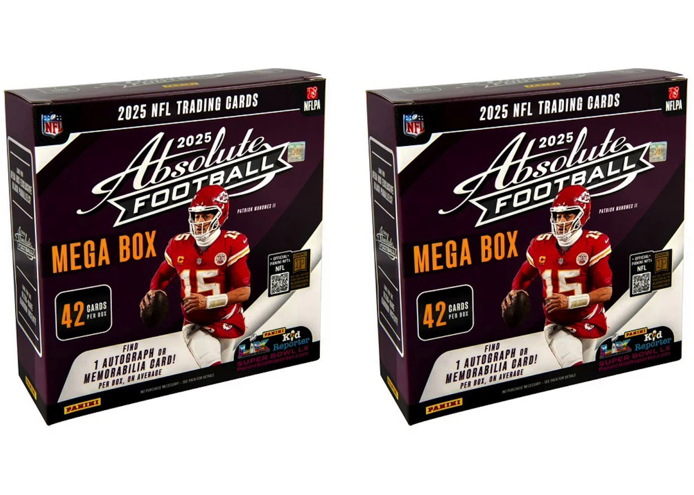 2025 Panini Absolute Football Mega Box 2x Lot