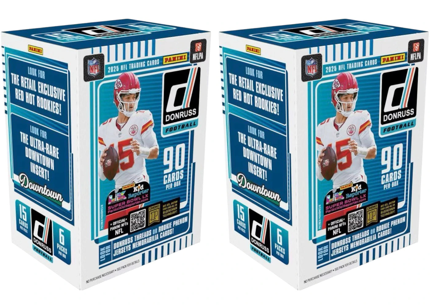 2025 Panini Donruss Football Blaster Box 2x Lot