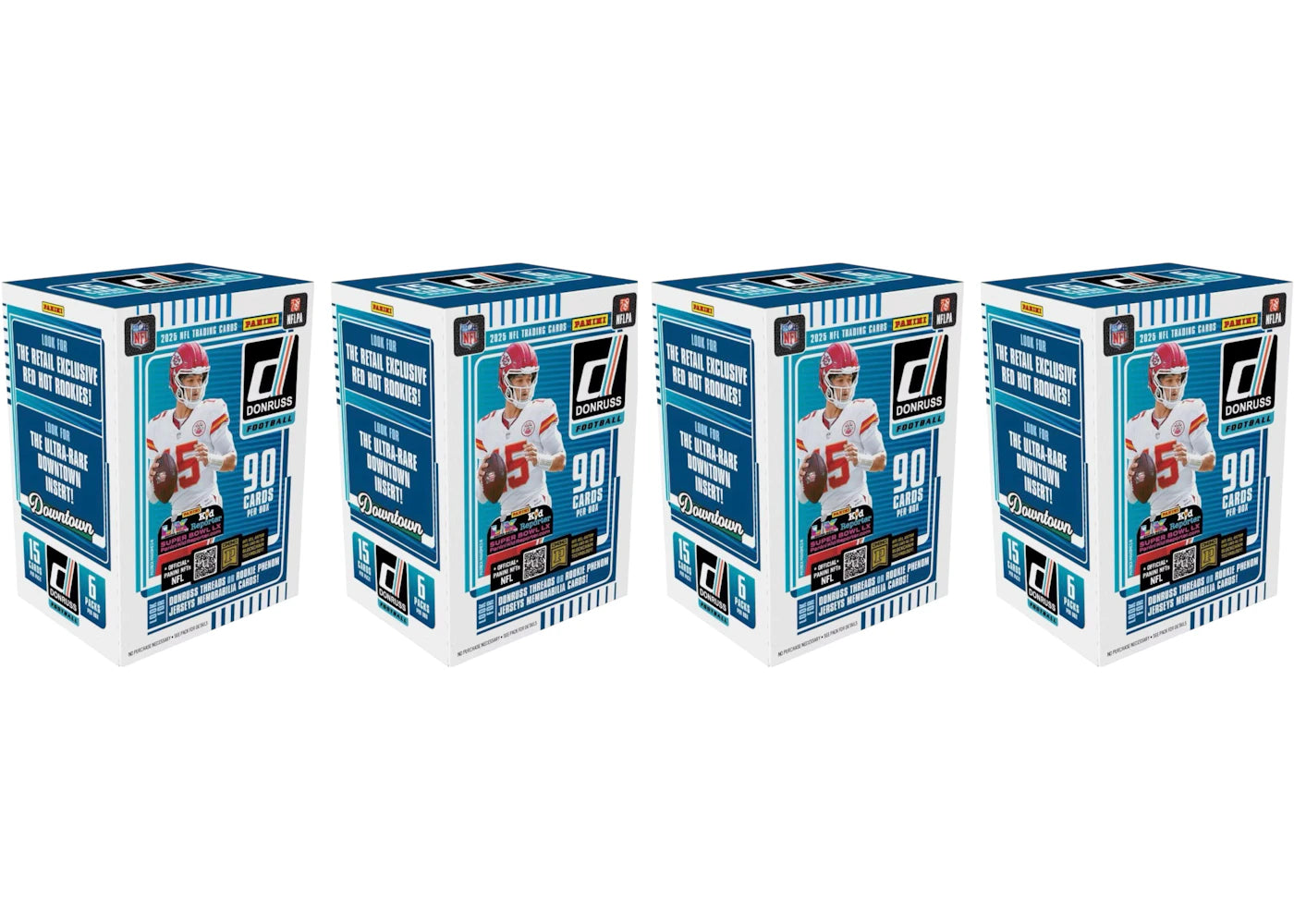 2025 Panini Donruss Football Blaster Box 4x Lot