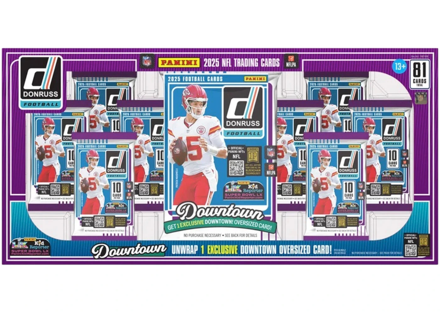 2025 Panini Donruss Football (Costco Exclusive) Bundle