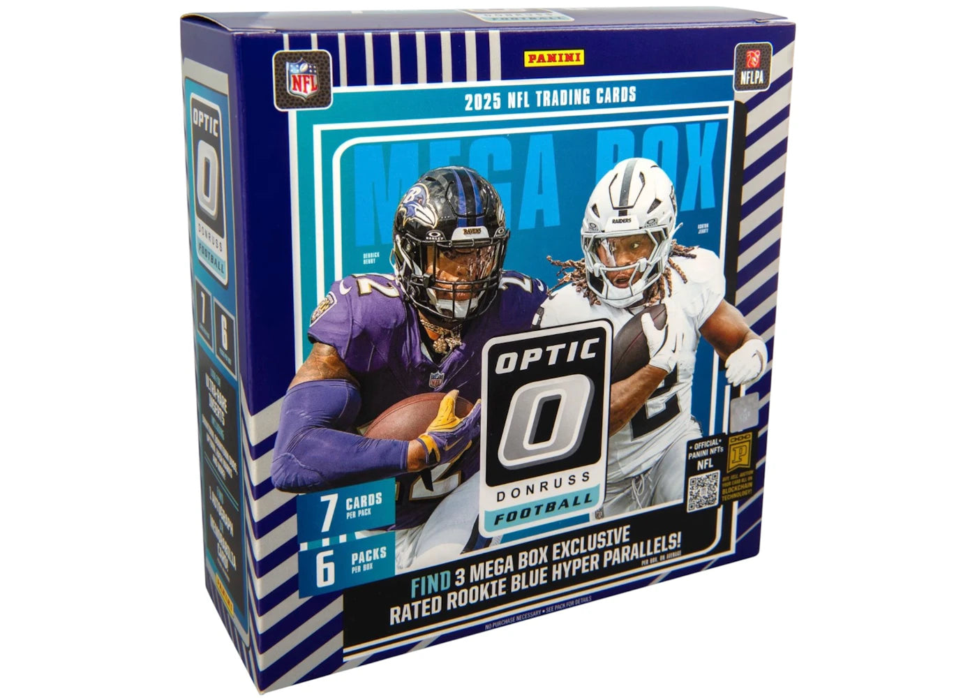 2025 Panini Donruss Optic Football Mega Box (Blue Hyper)