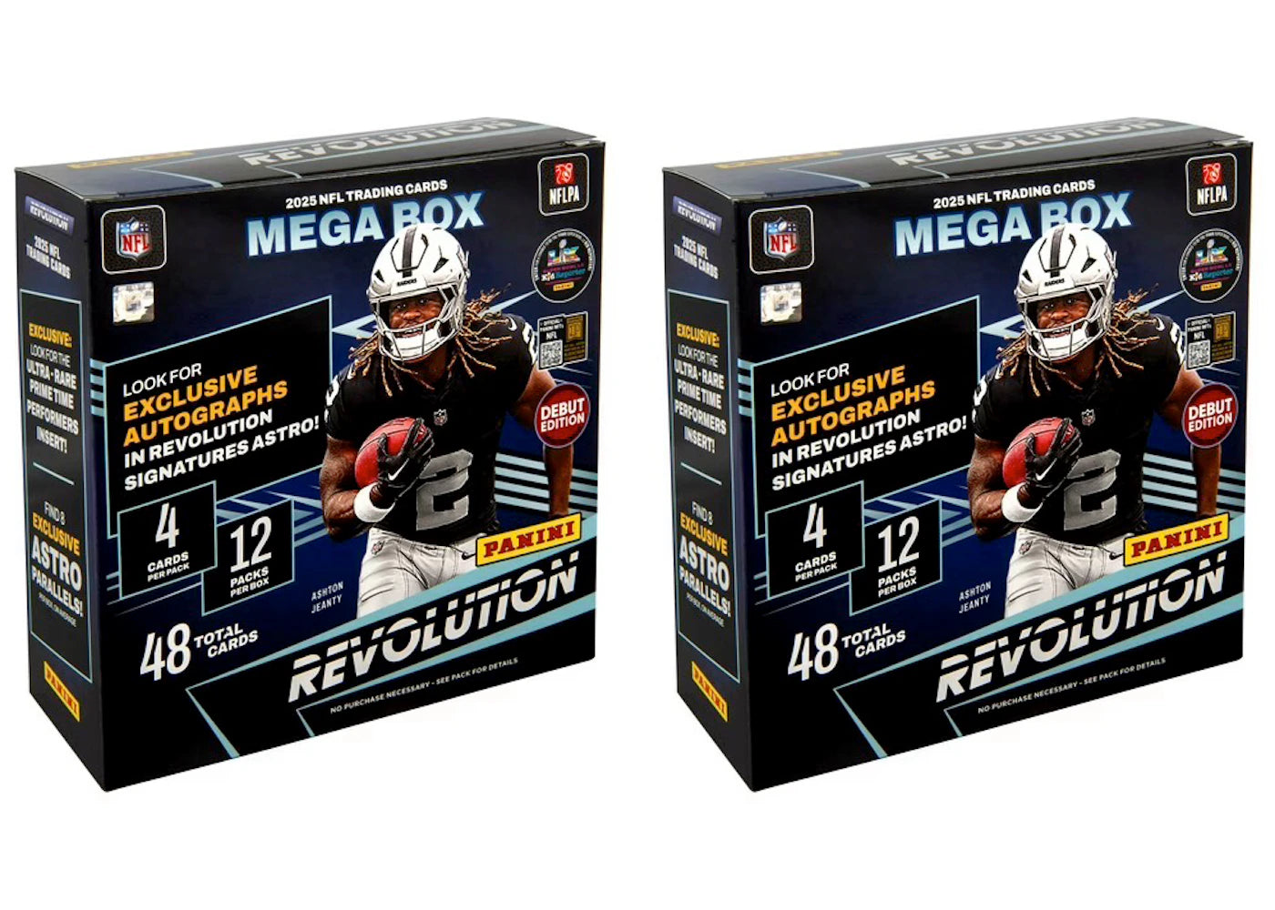 2025 Panini Revolution Football Mega Box 2x Lot