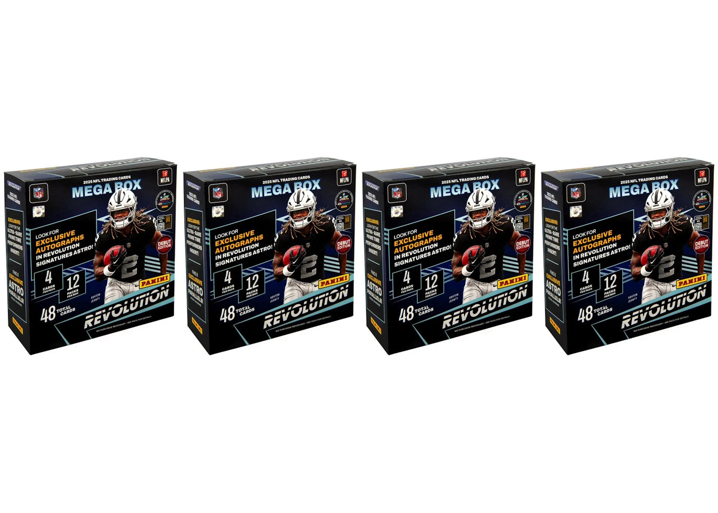 2025 Panini Revolution Football Mega Box 4x Lot