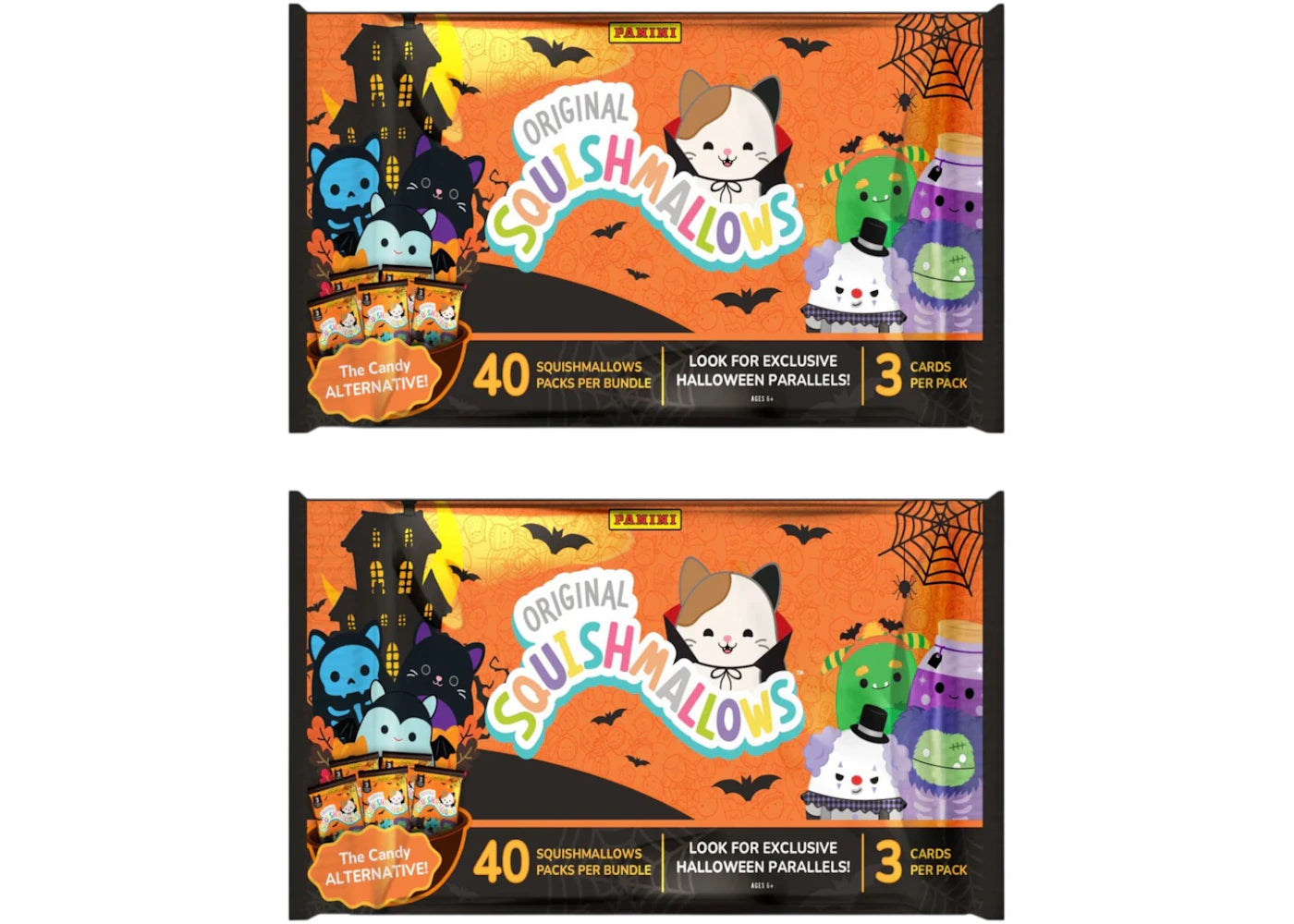 2025 Panini Squishmallows Halloween Treat Pack 2x Lot