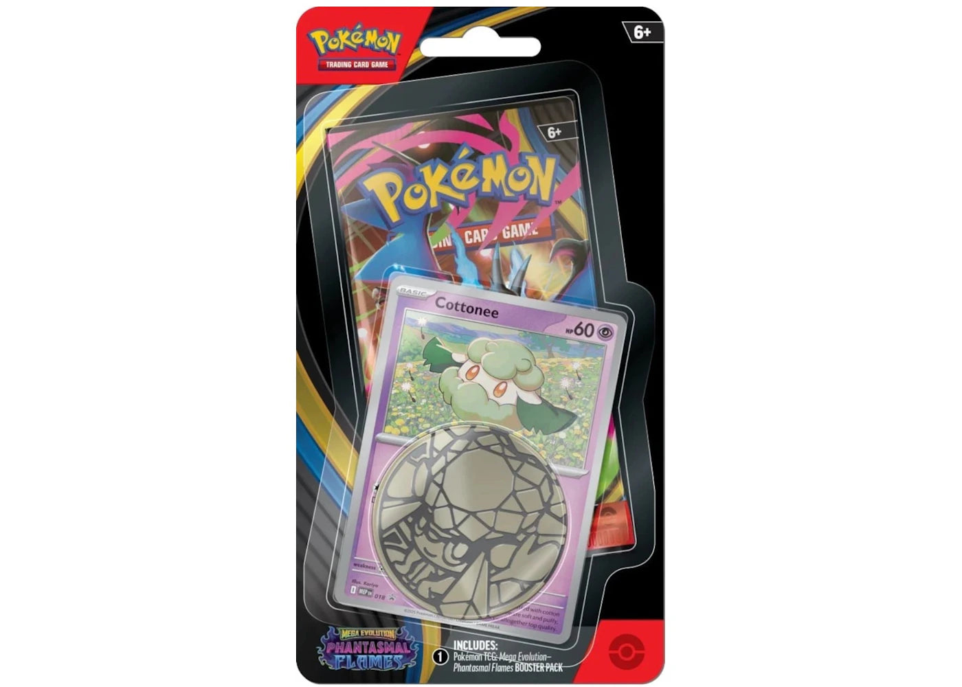 2025 Pokémon Mega Evolution Phantasmal Flames Cottonee Blister Pack