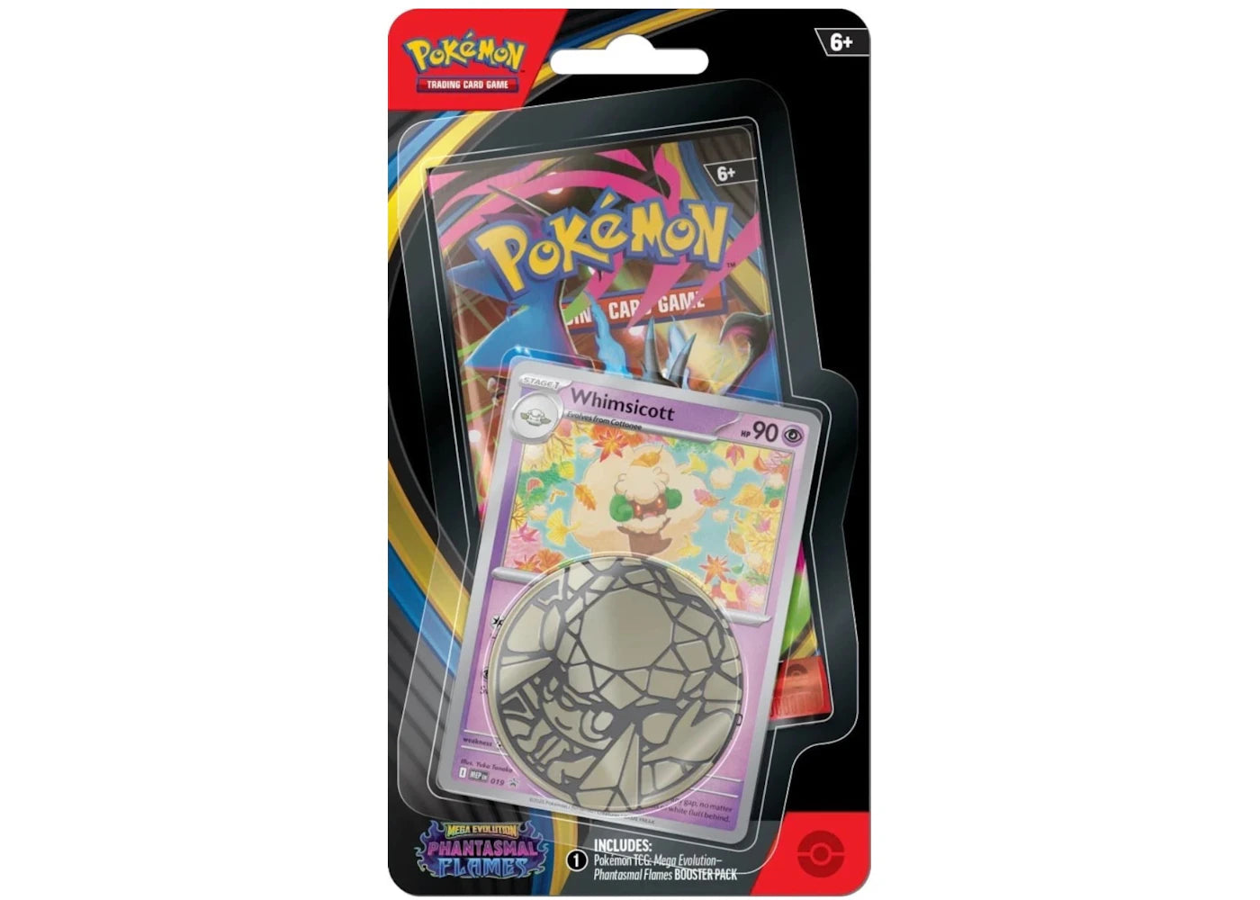 2025 Pokémon Mega Evolution Phantasmal Flames Whimsicott Blister Pack
