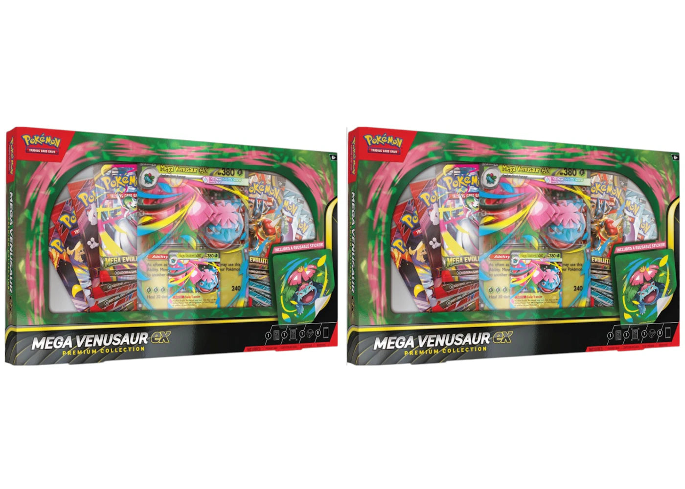 2025 Pokémon Mega Evolution Venusaur ex Premium Collection 2x Lot