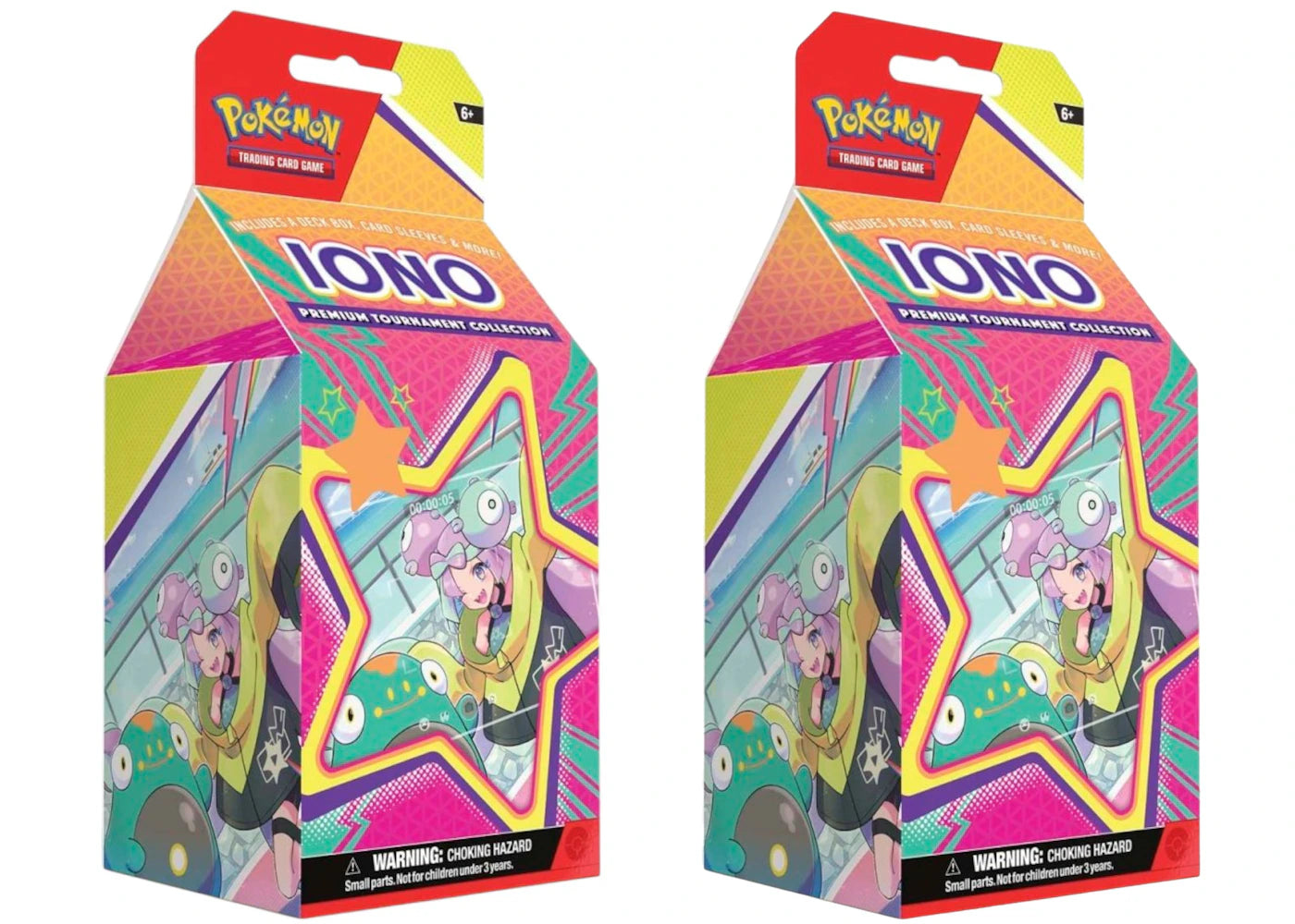 2025 Pokémon Scarlet & Violet Destined Rivals Iono Premium Tournament Collection 2x Lot
