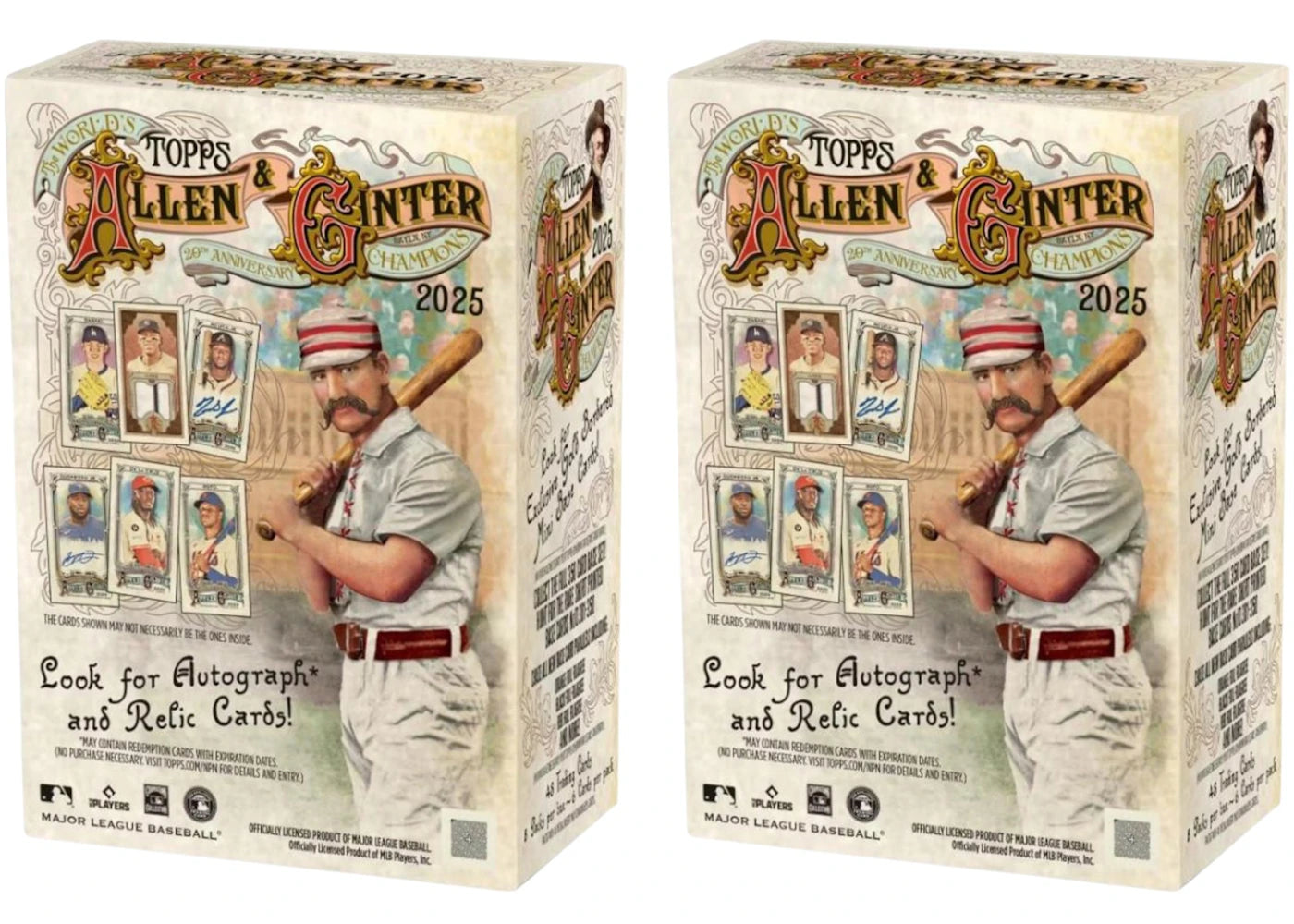 2025 Topps Allen & Ginter Baseball Blaster Box 2x Lot