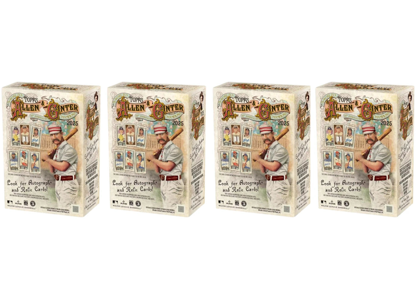 2025 Topps Allen & Ginter Baseball Blaster Box 4x Lot