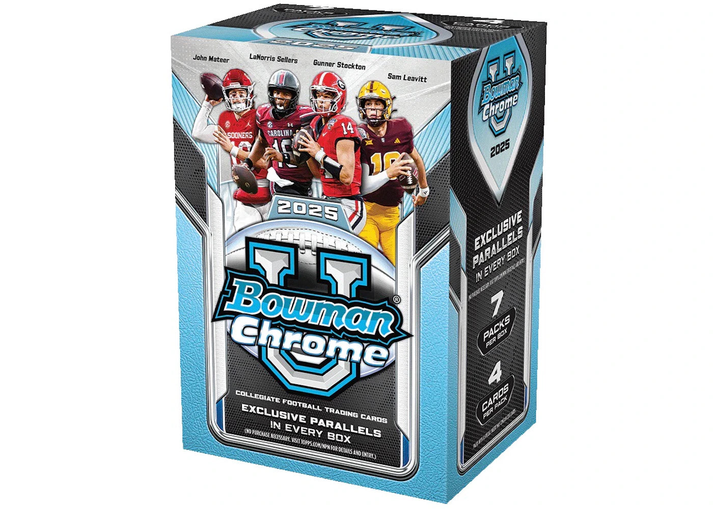 2025 Topps Bowman University Chrome Football Value Box