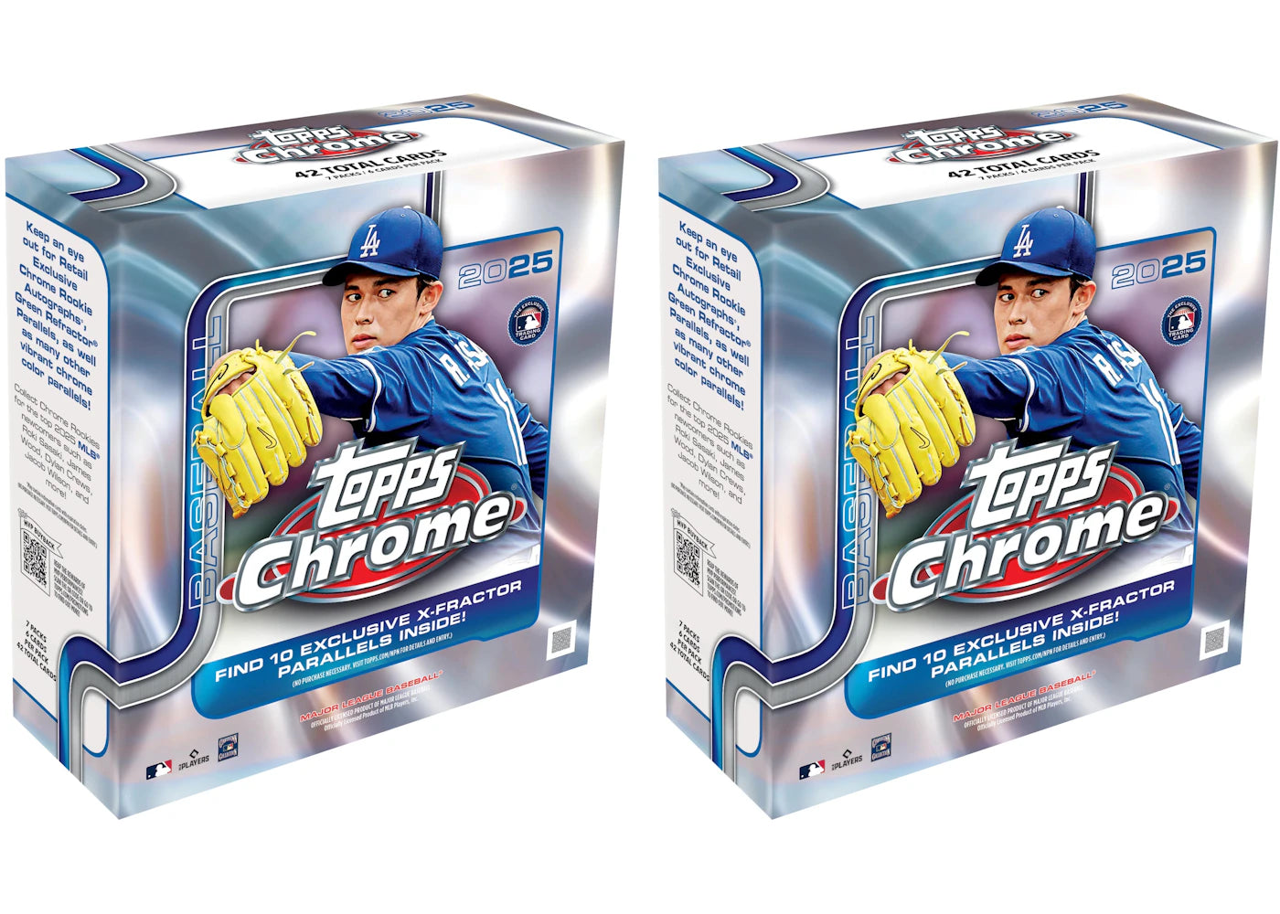 2025 Topps Chrome Baseball Mega Box 2x Lot