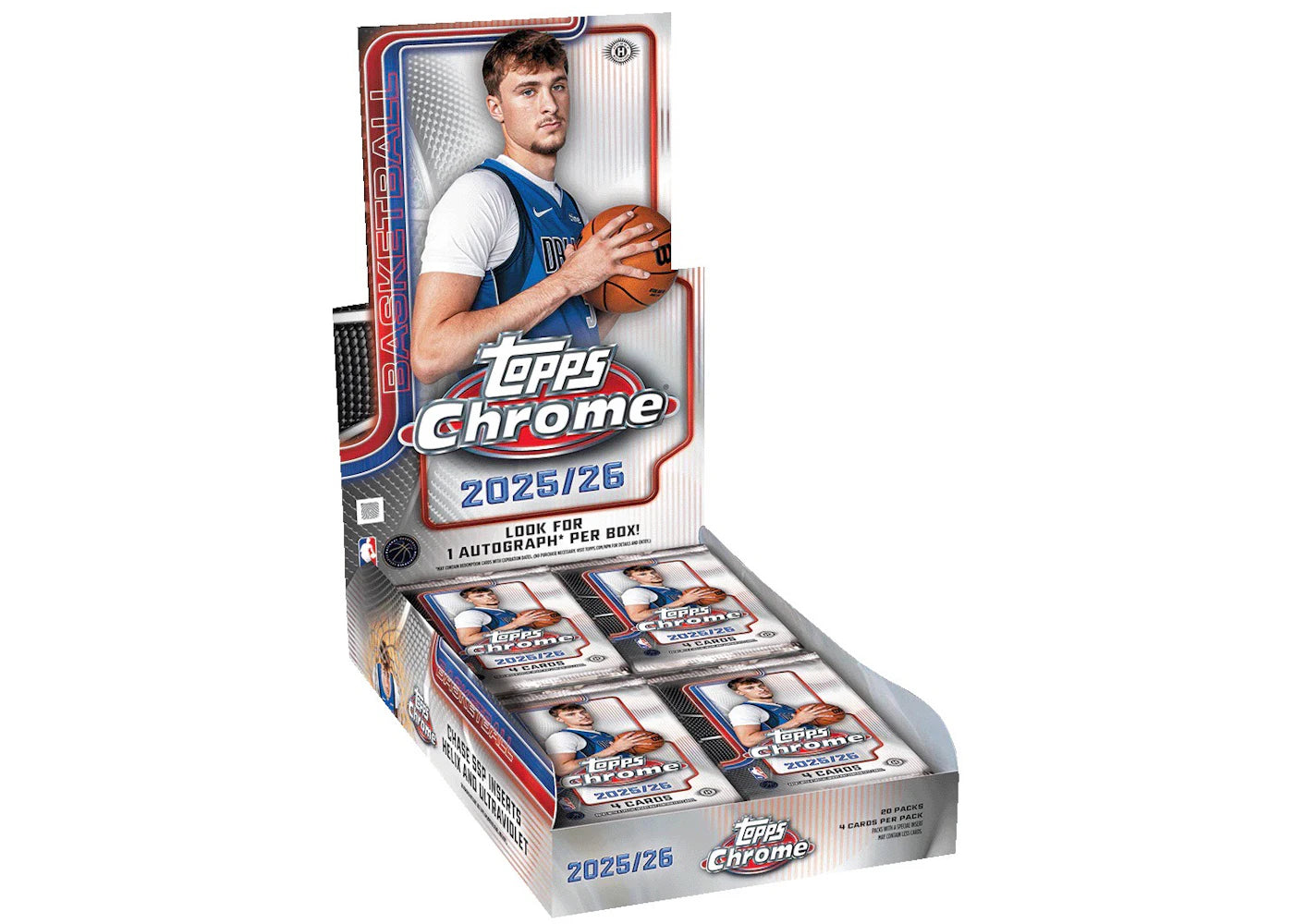 2025-26 Topps Chrome Basketball Hobby Box
