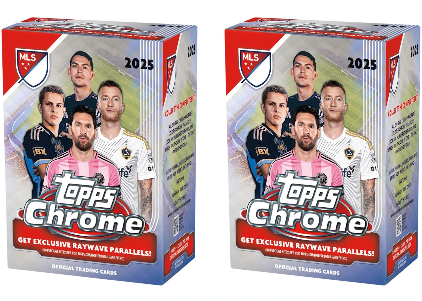 2025 Topps Chrome MLS Blaster Box 2x Lot