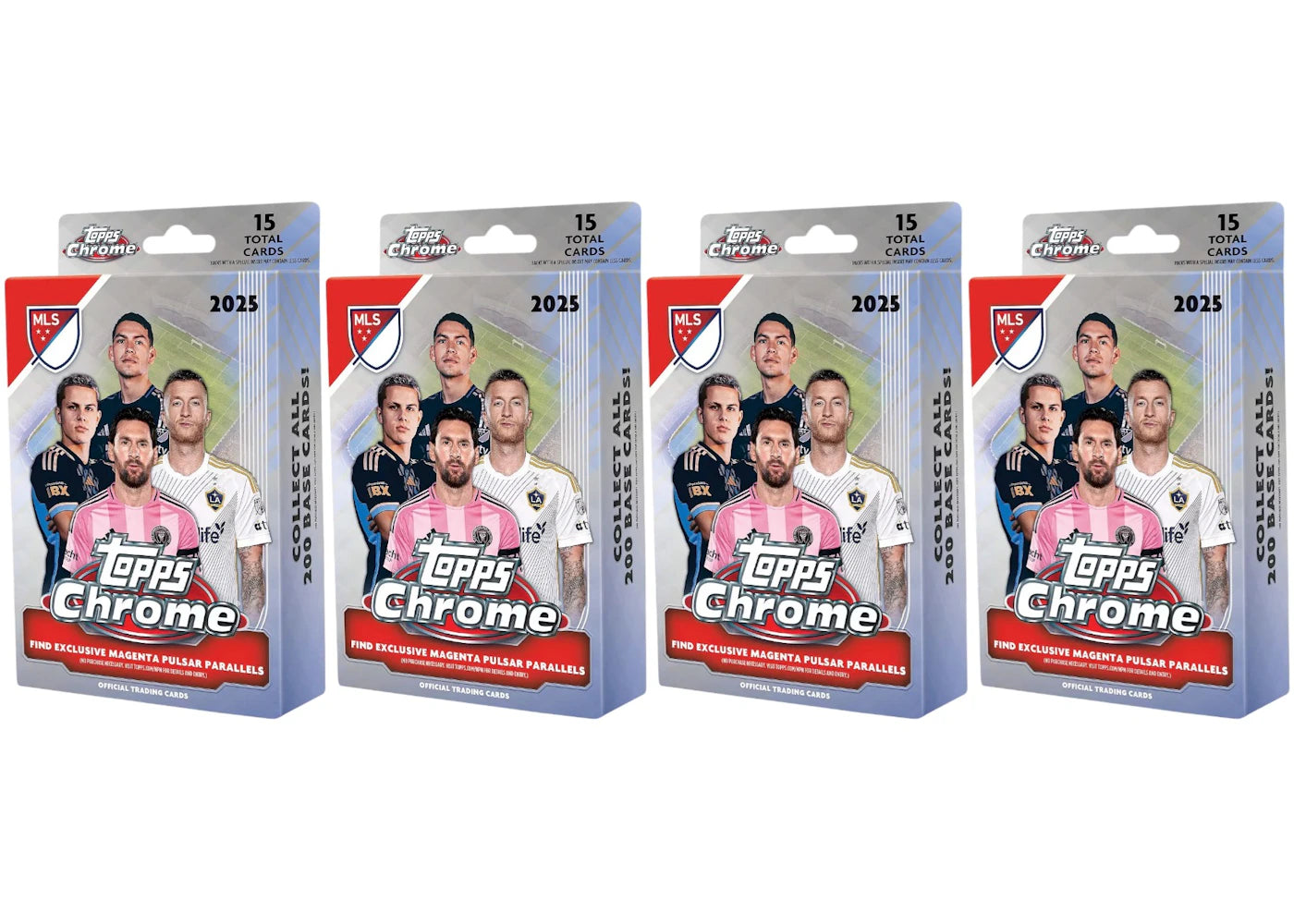 2025 Topps Chrome MLS Hanger Box 4x Lot