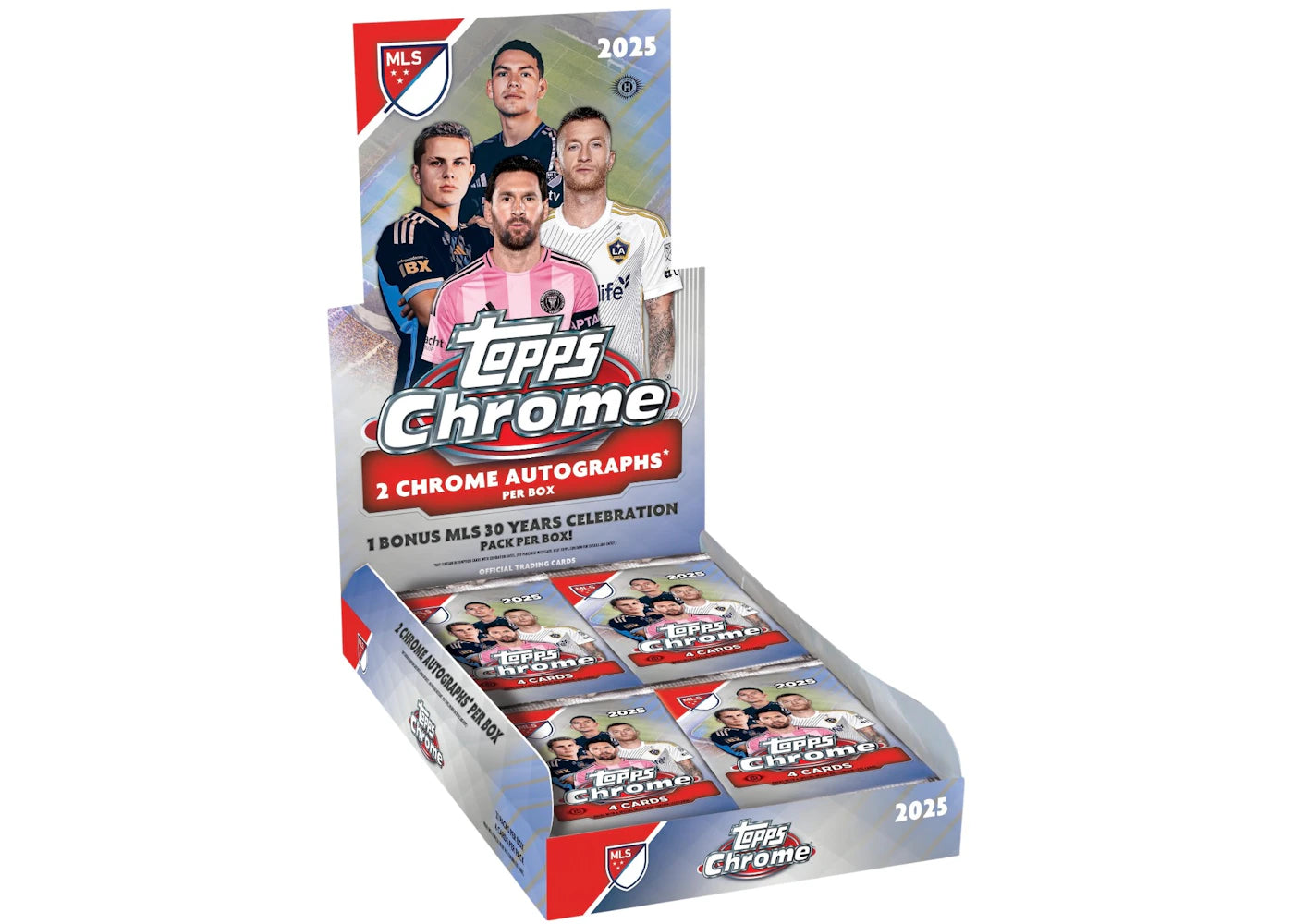 2025 Topps Chrome MLS Hobby Box