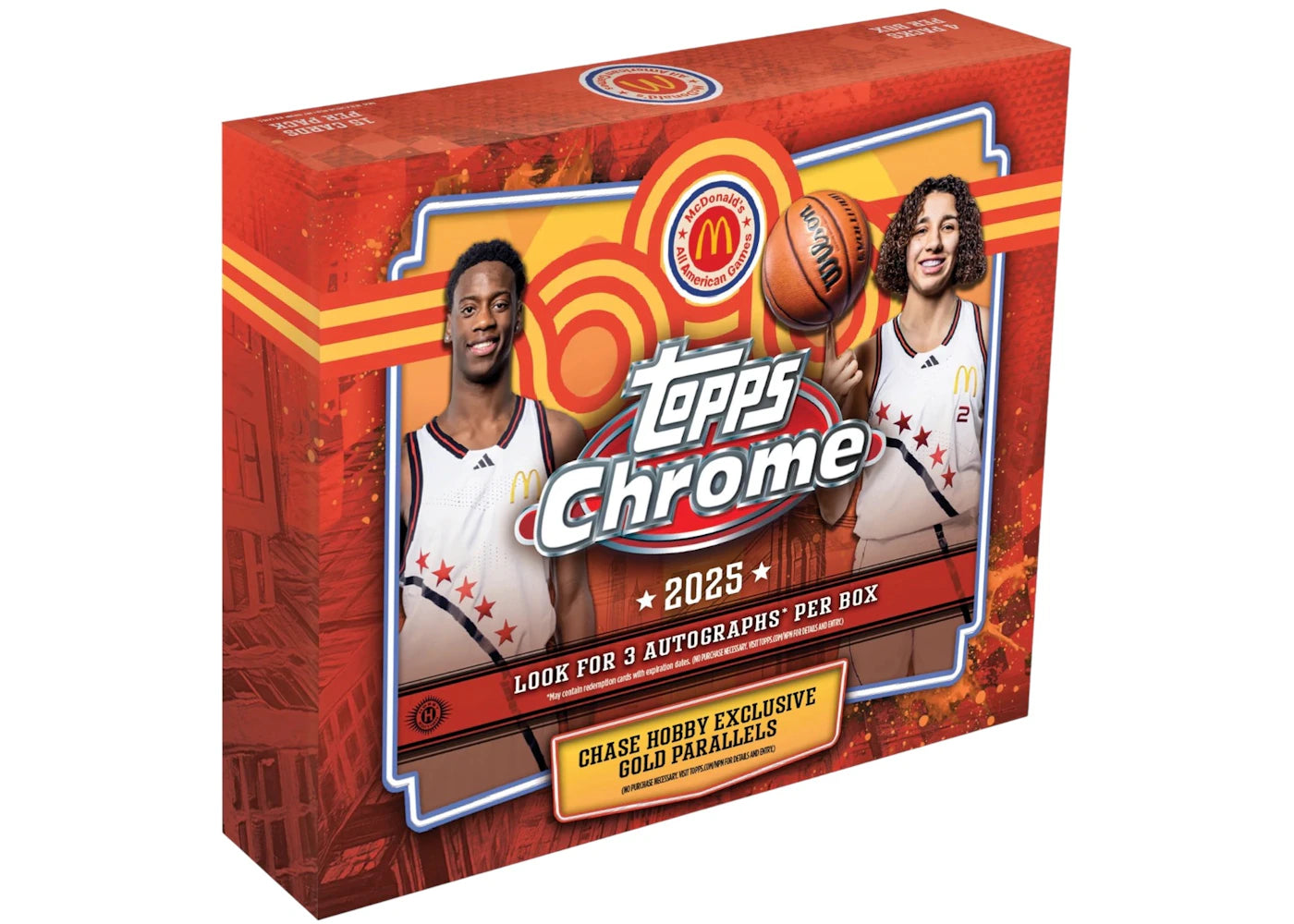 2025 Topps Chrome McDonald's All-American Basketball Hobby Box