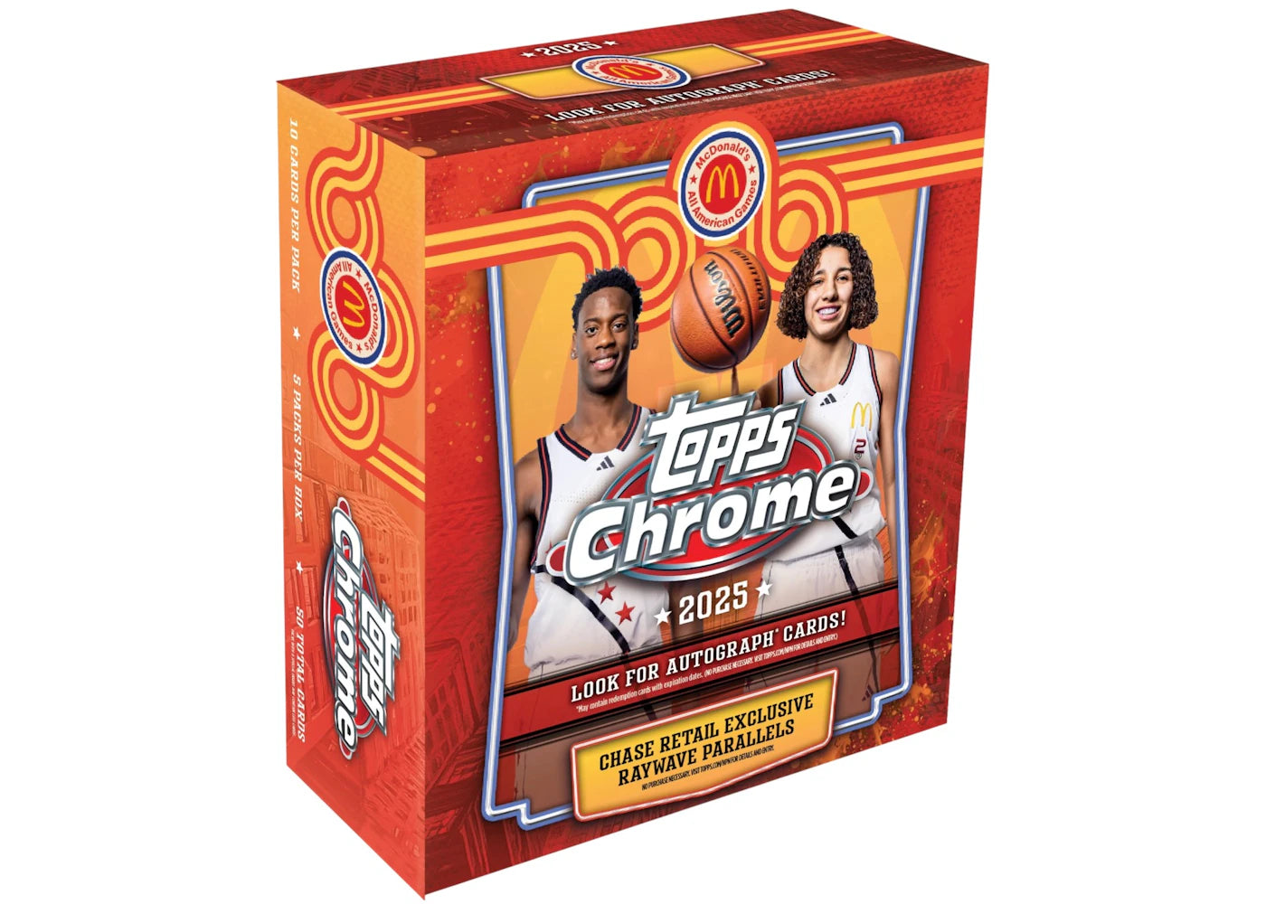2025 Topps Chrome McDonald's All-American Basketball Mega Box
