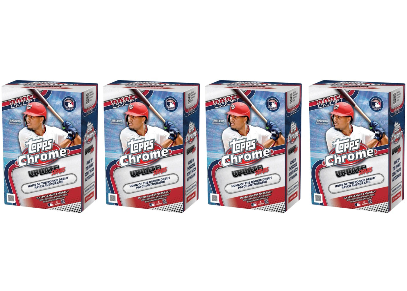 2025 Topps Chrome Update Series Baseball Blaster Box 4x Lot