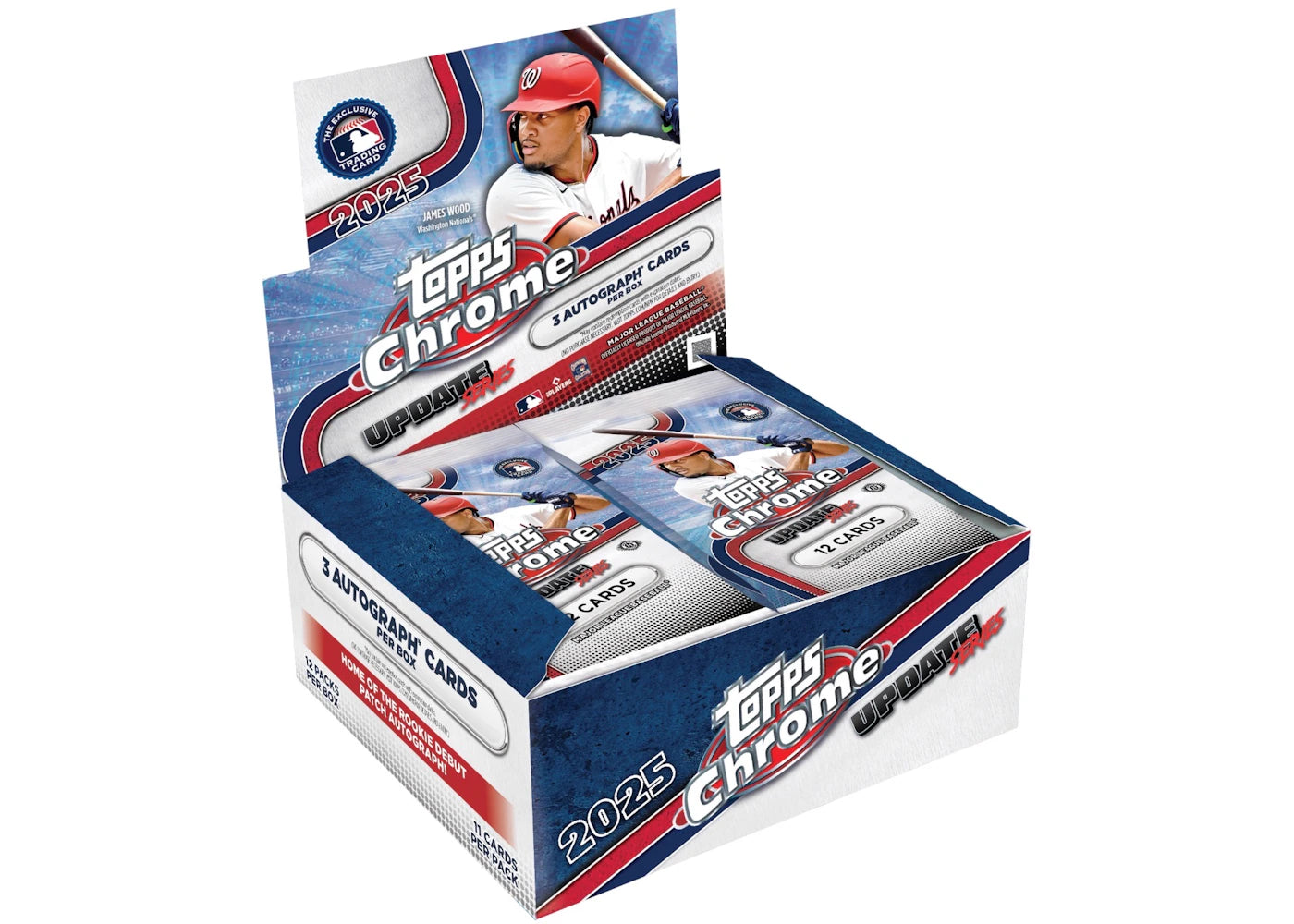 2025 Topps Chrome Update Series Baseball Hobby Jumbo Box