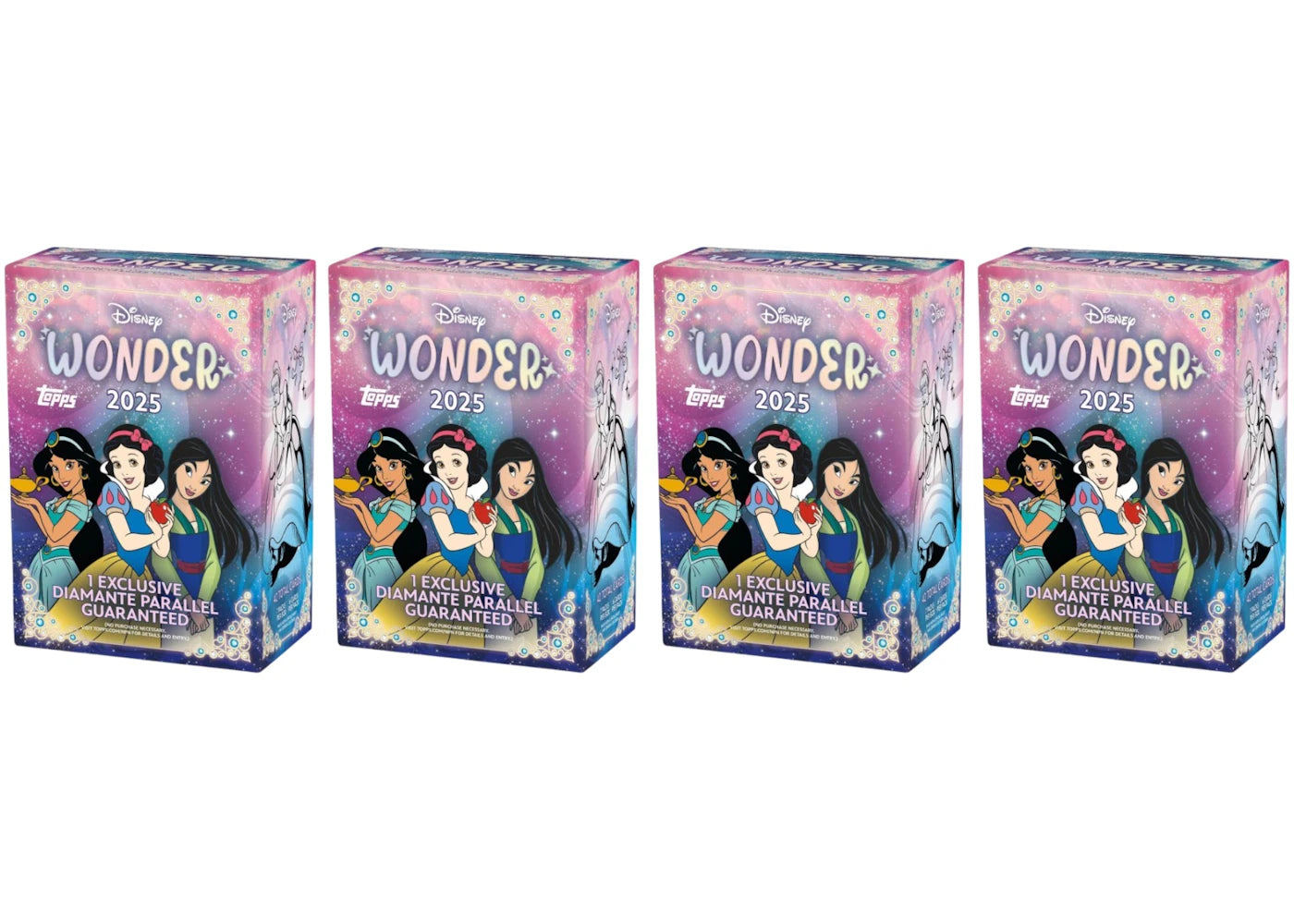 2025 Topps Disney Wonder Blaster Box 4x Lot