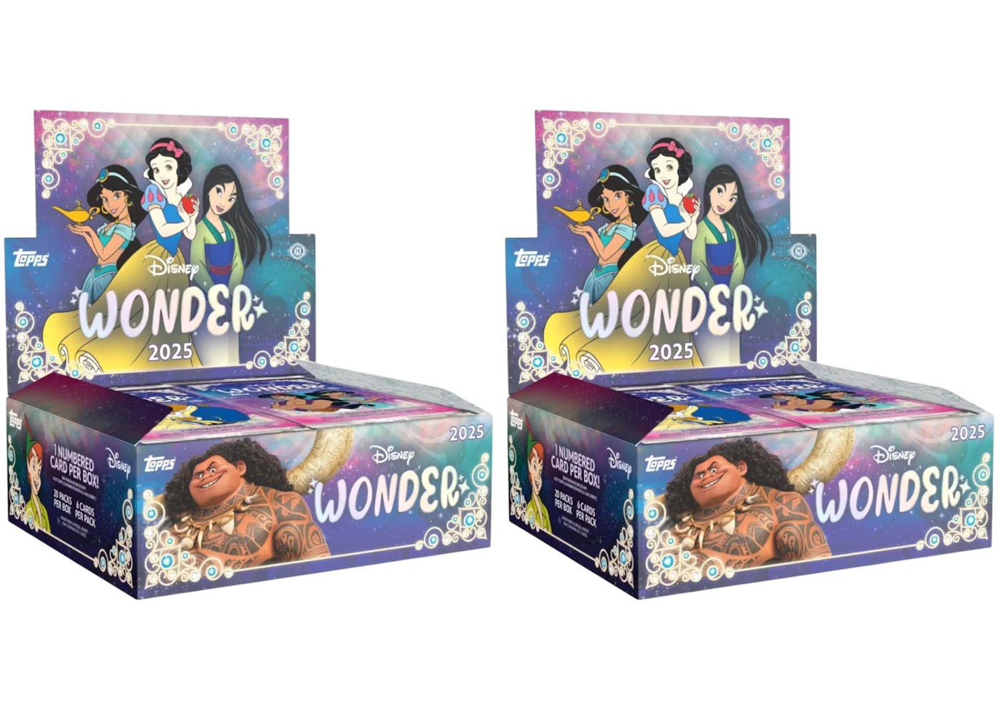2025 Topps Disney Wonder Hobby Box 2x Lot