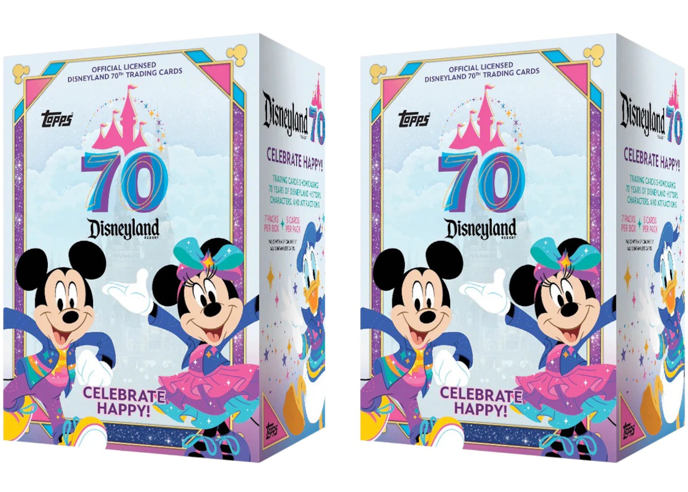 2025 Topps Disneyland 70th Anniversary Value Box 2x Lot