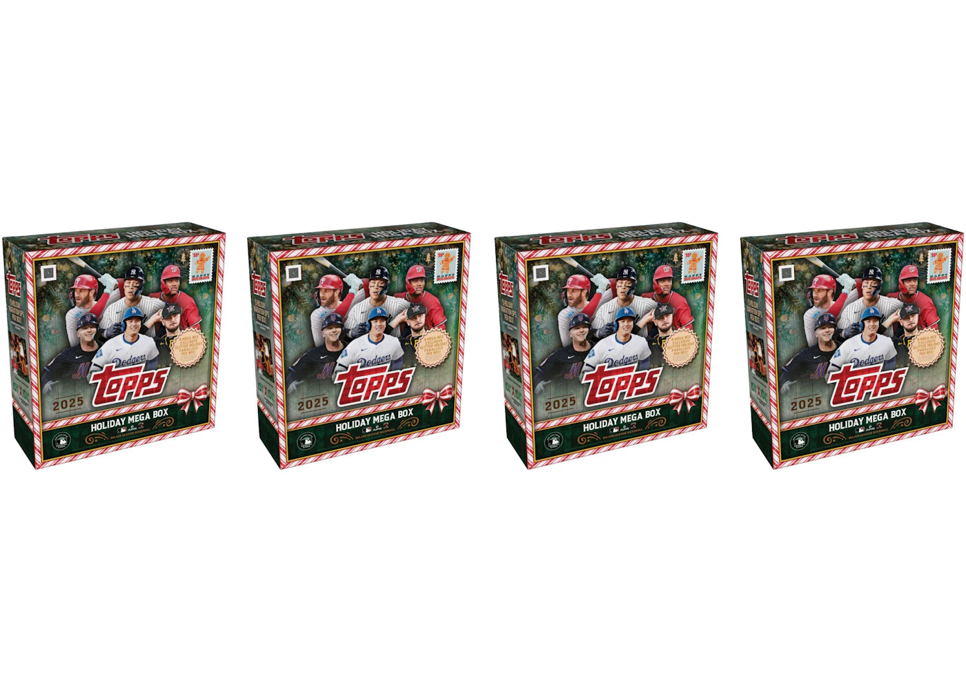 2025 Topps Holiday Baseball Mega Box 4x Lot