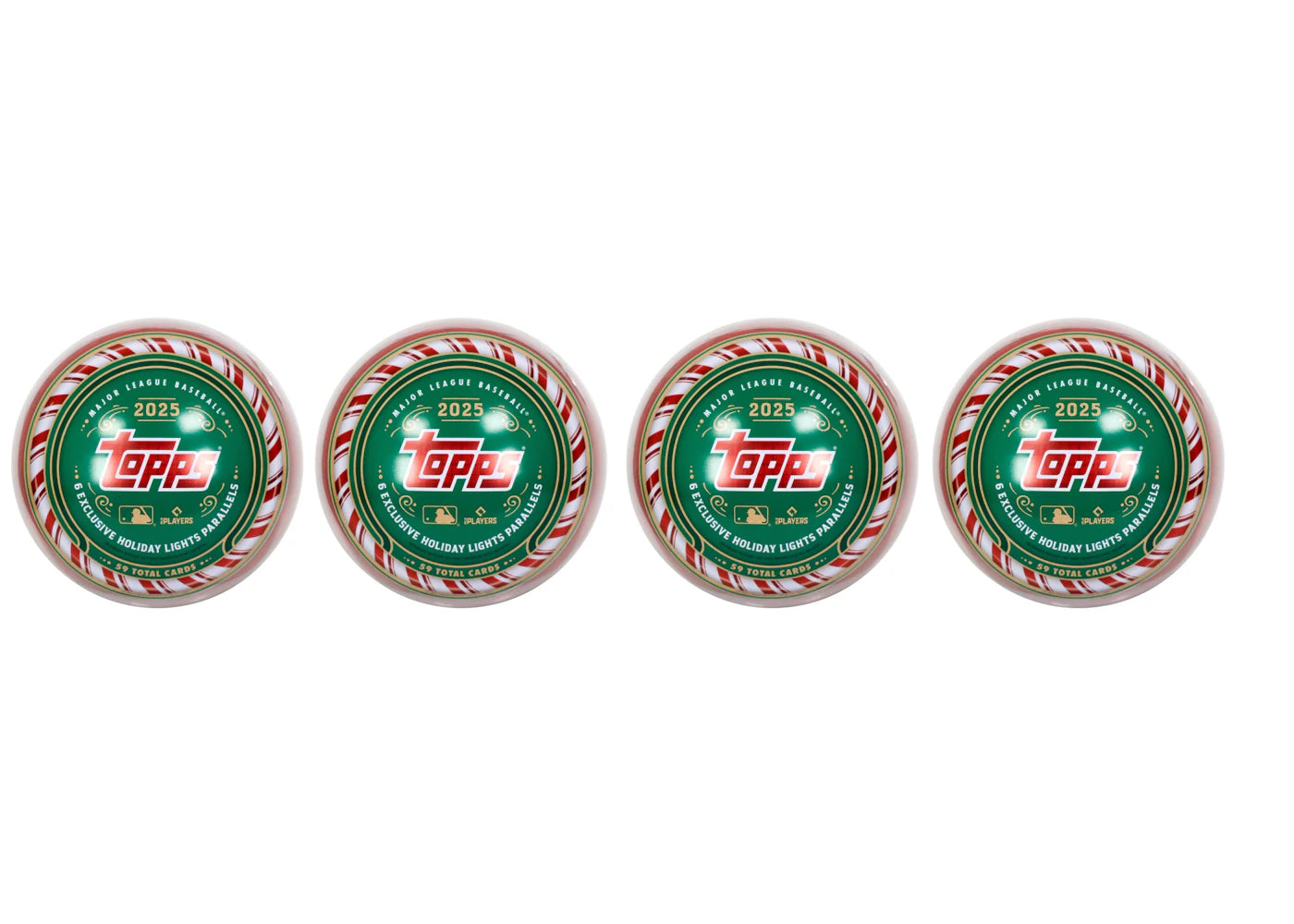 2025 Topps Holiday Baseball Tin 4x Lot