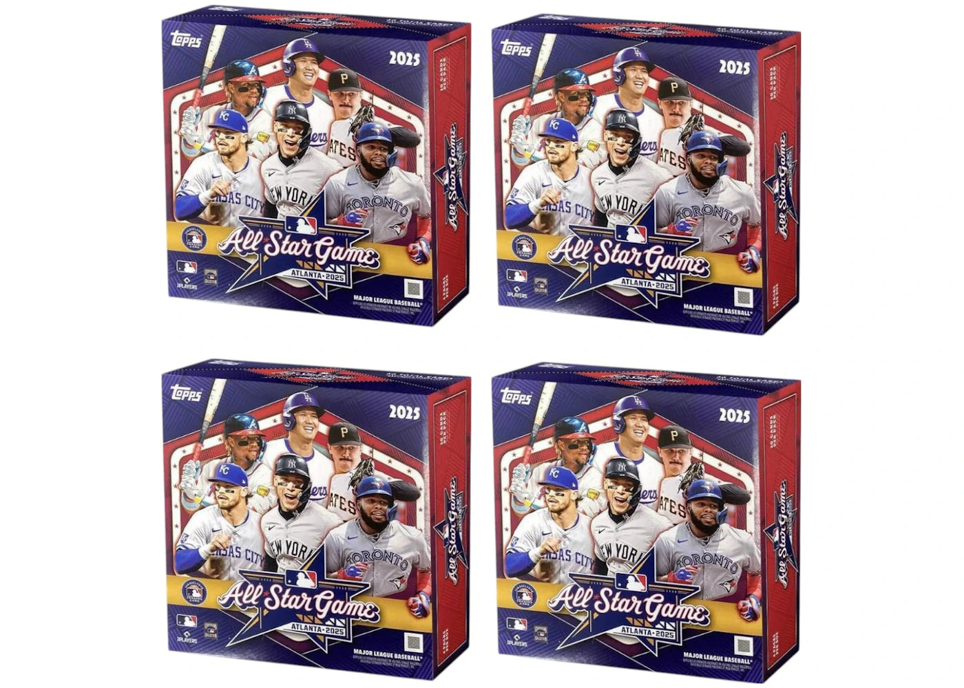 2025 Topps MLB Baseball All-Star Game Mega Box 4x Lot