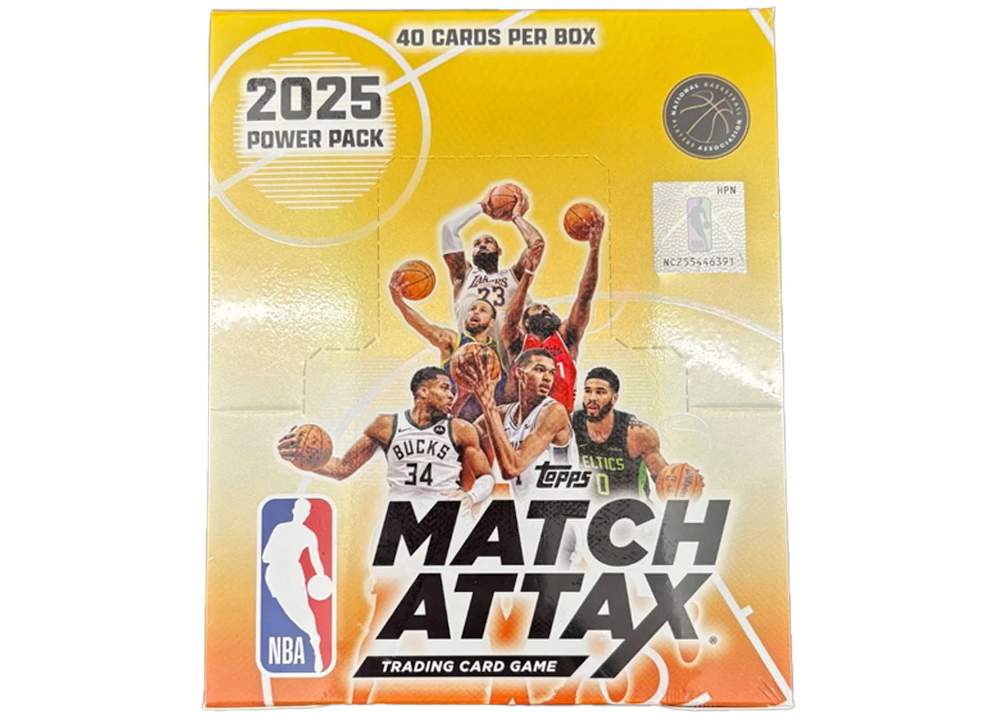 2025 Topps NBA Match Attax Power Pack TOPPS-MA-NBA001 Booster Box