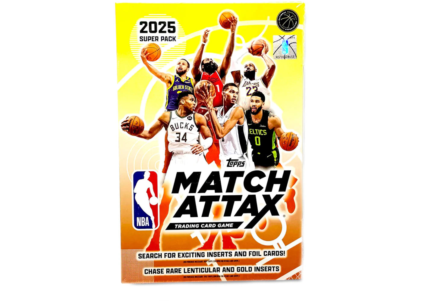 2025 Topps NBA Match Attax Super Pack TOPPS-MA-NBA002 Booster Box