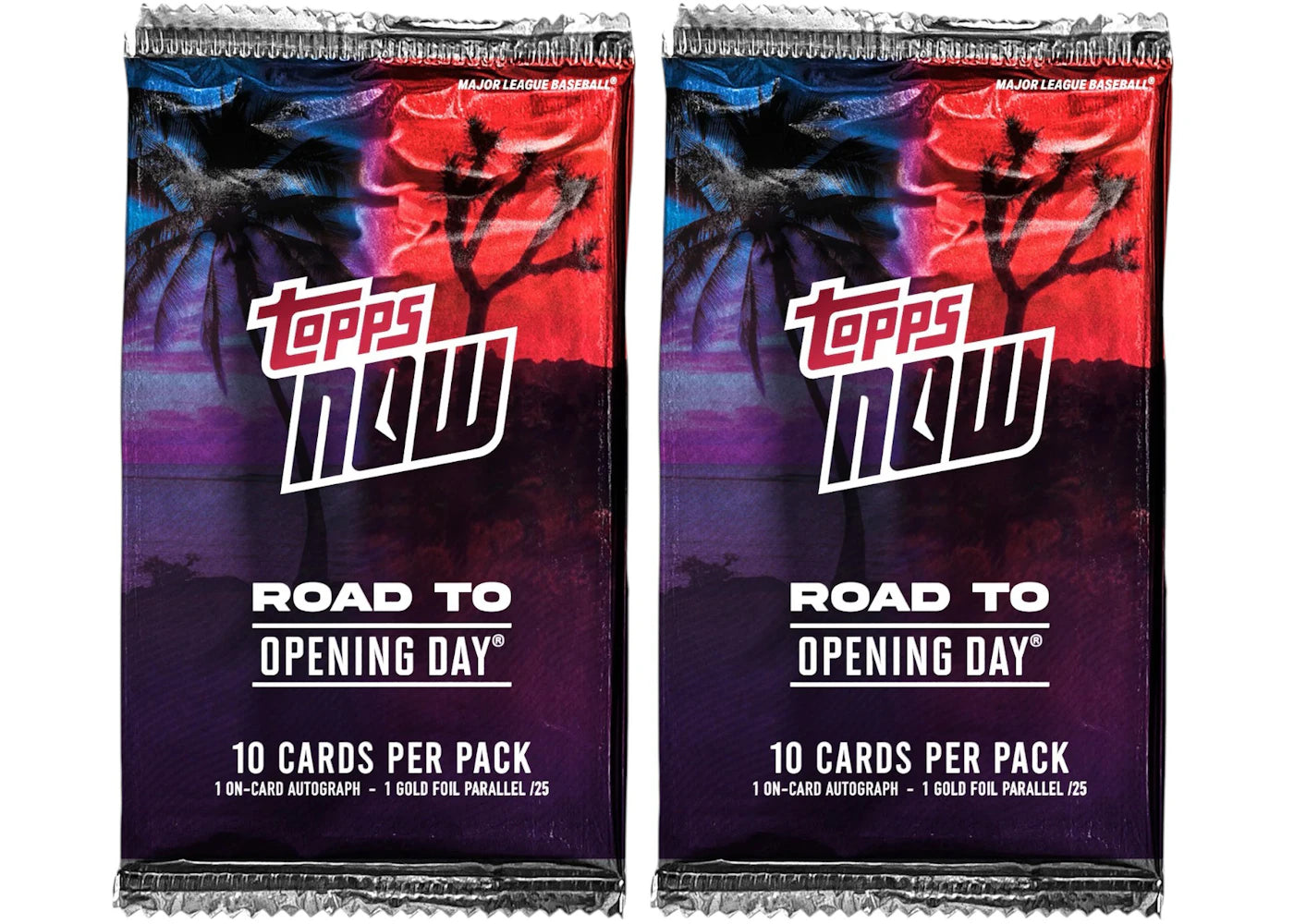 2025 Topps NOW Road To Opening Day Autograph Collectors Pack 2x Lot