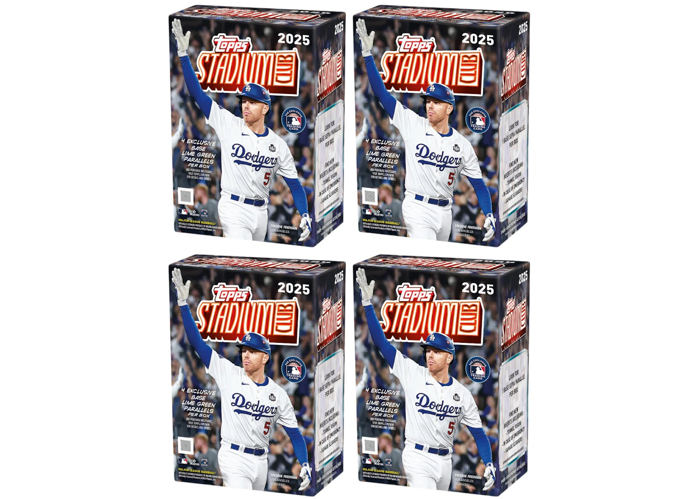 2025 Topps Stadium Club Baseball Value Box 4x Lot