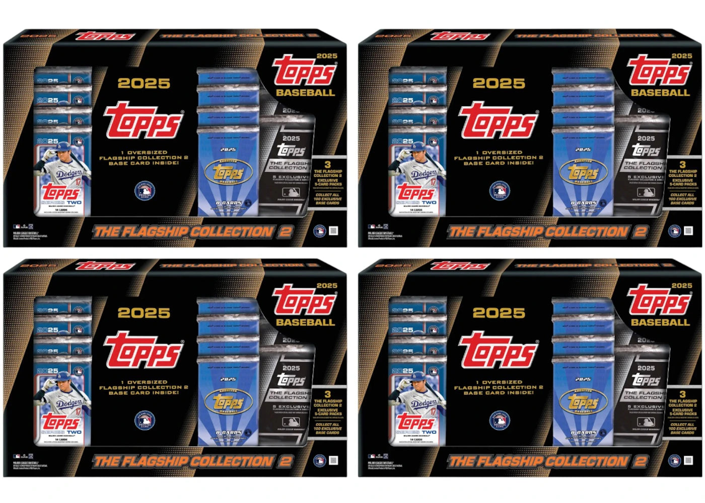 2025 Topps The Flagship Collection 2 Baseball Box 4x Lot