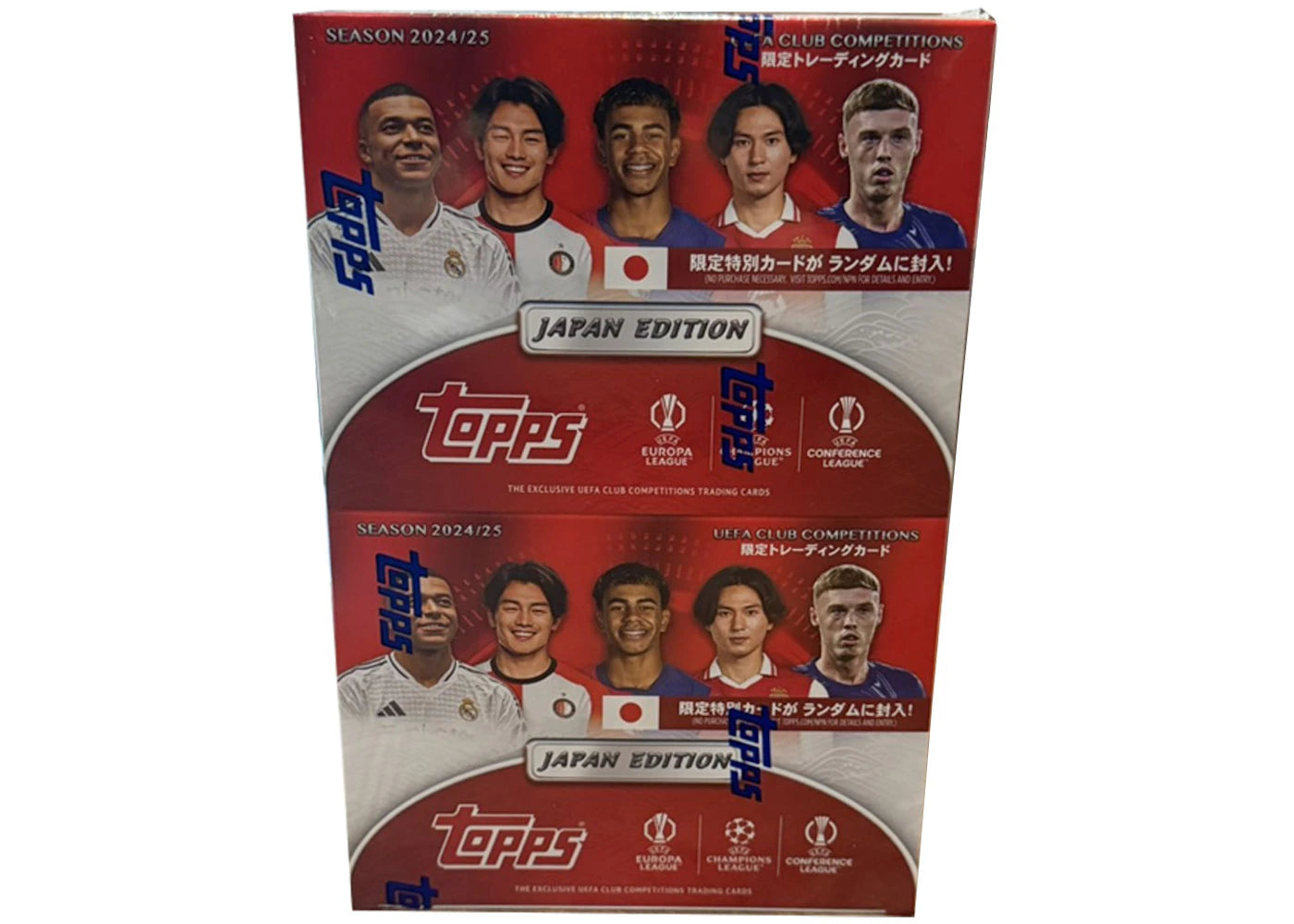 2025 Topps UEFA Club Competitions Japan Edition Box